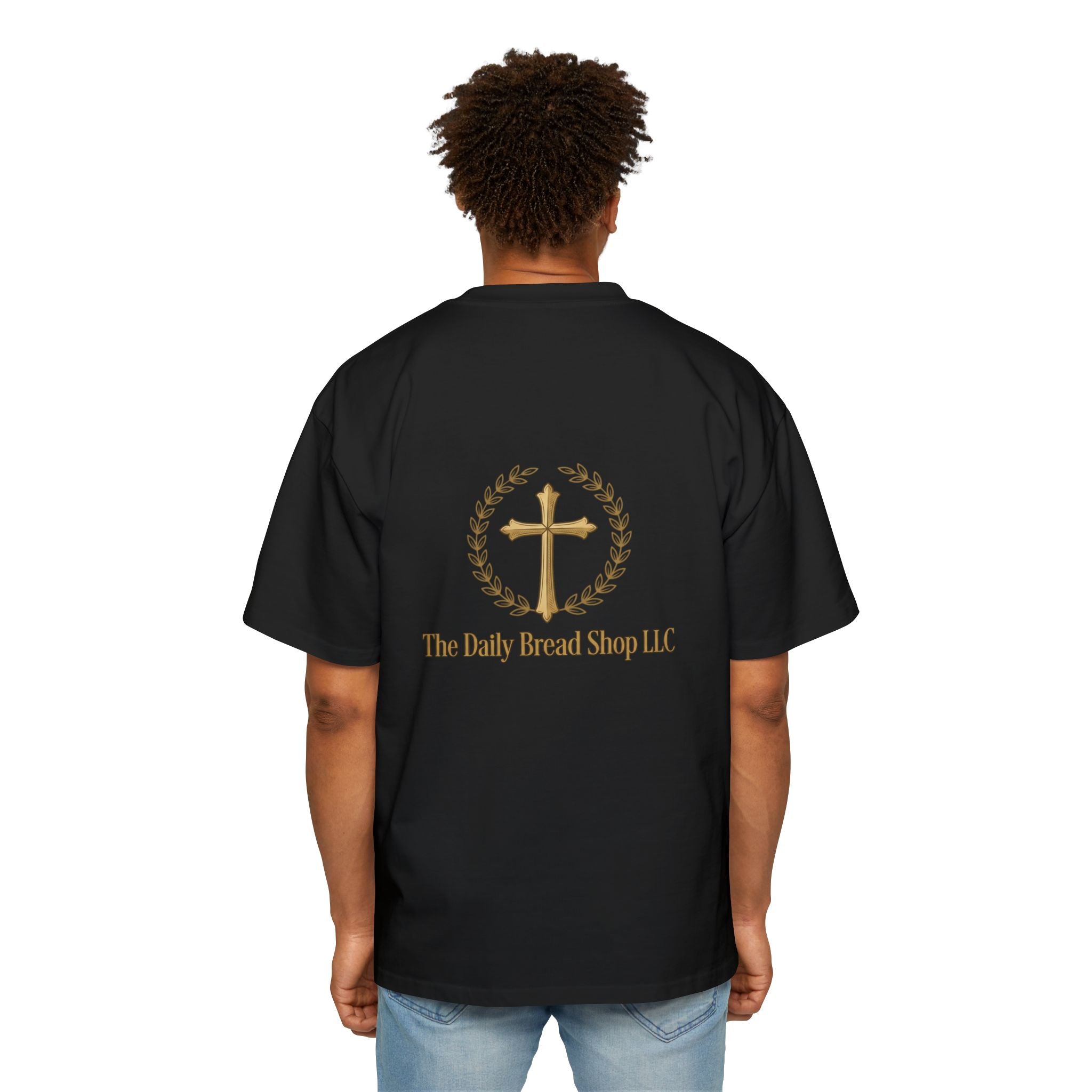 Christian Jesus Graphic Tee — "Don't Make It Hard For Jesus" Oversized Shirt