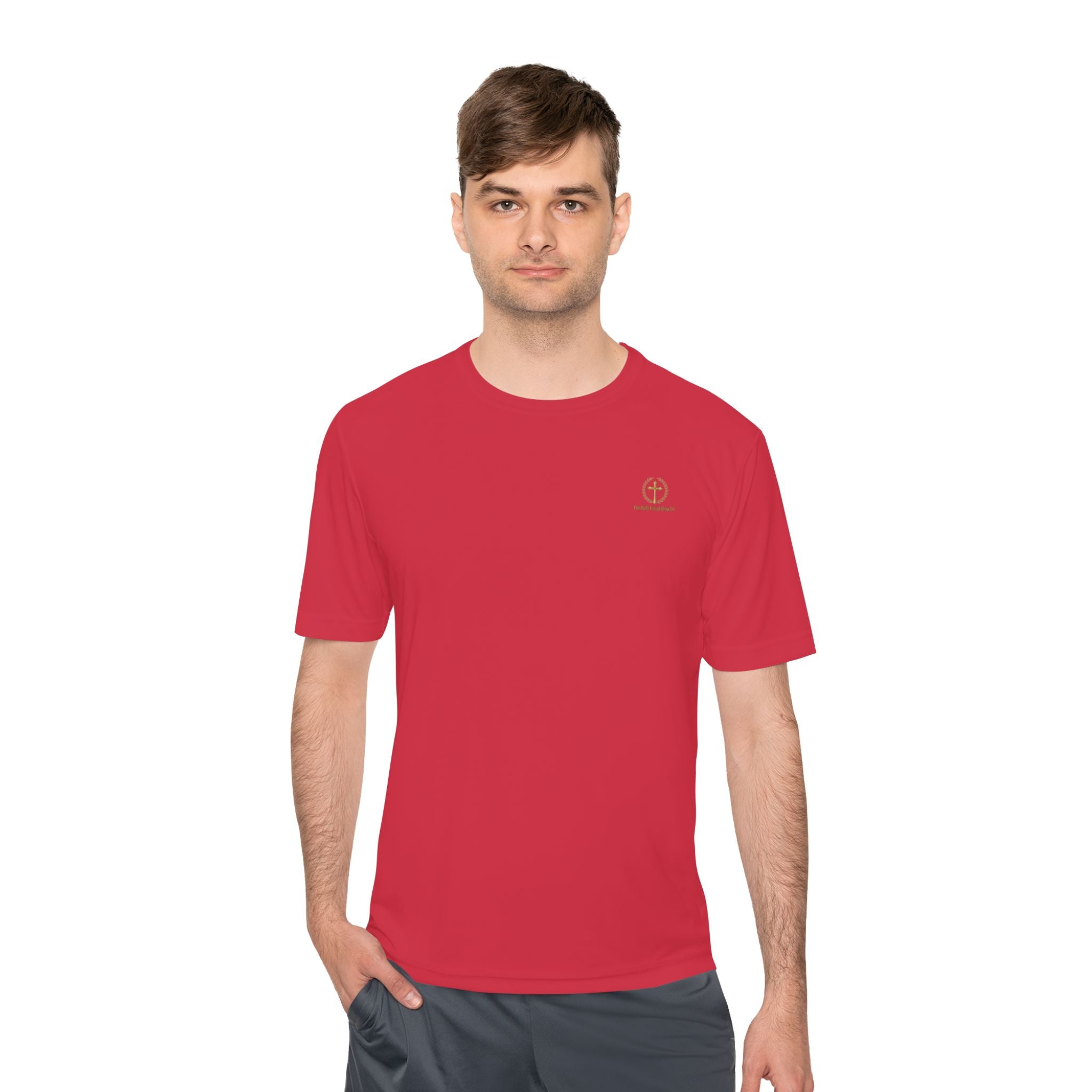 Faith Graphic Tee — “Walk By Faith Not By Sight” Moisture-Wicking Shirt