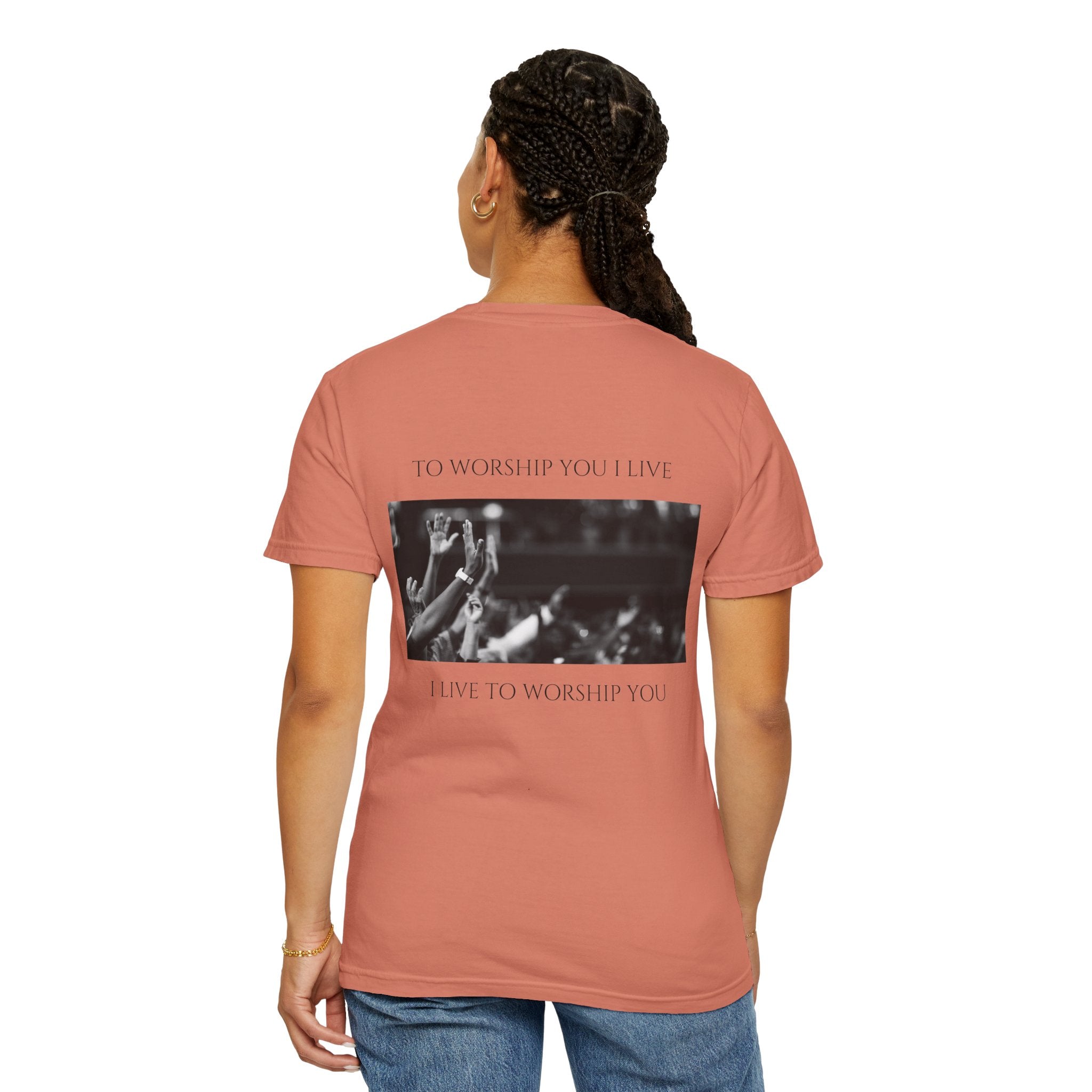 Worship Together T-Shirt — "To Worship You I Live" Graphic Tee