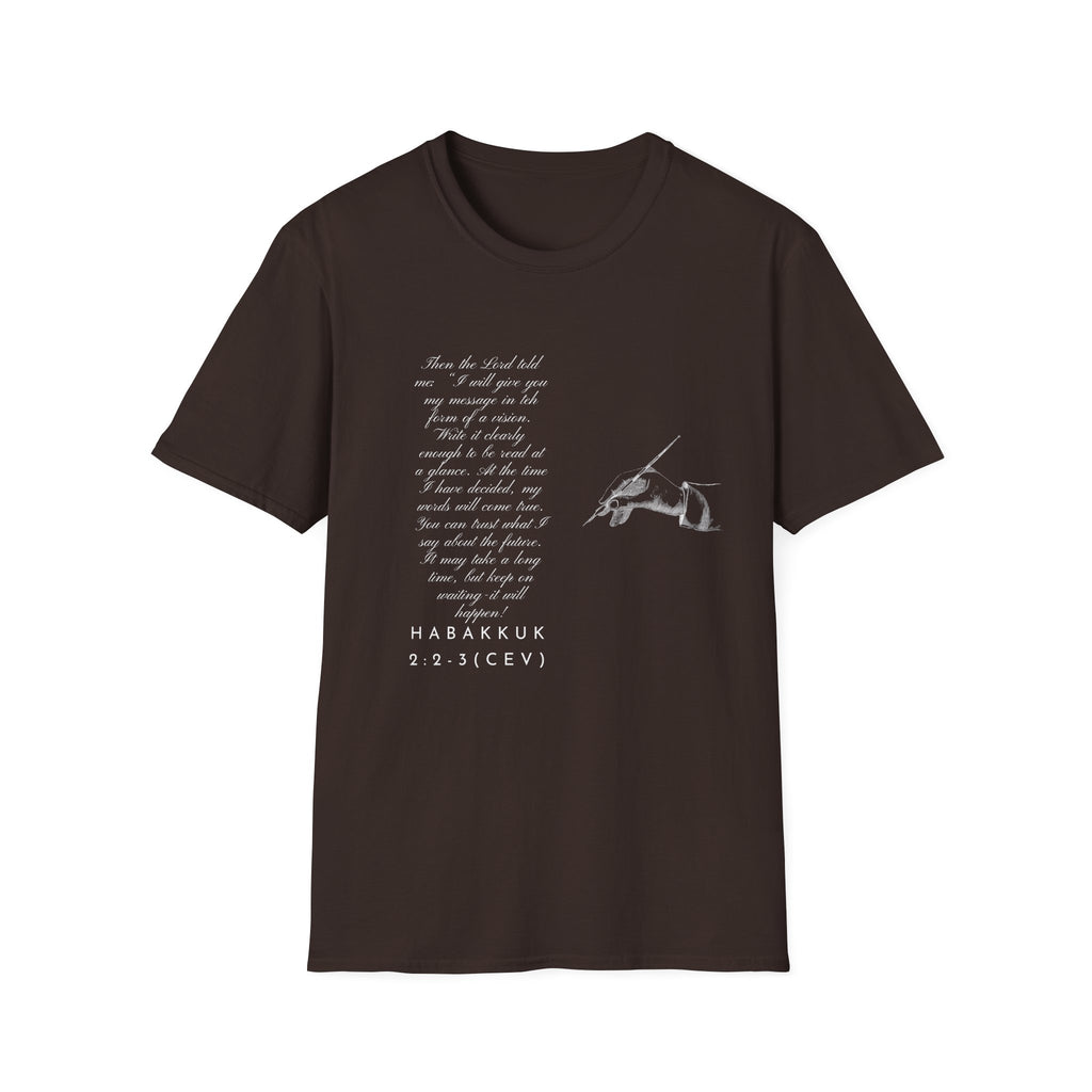 Soft T-Shirt — Write the Vision and Make it Plain (CEV)