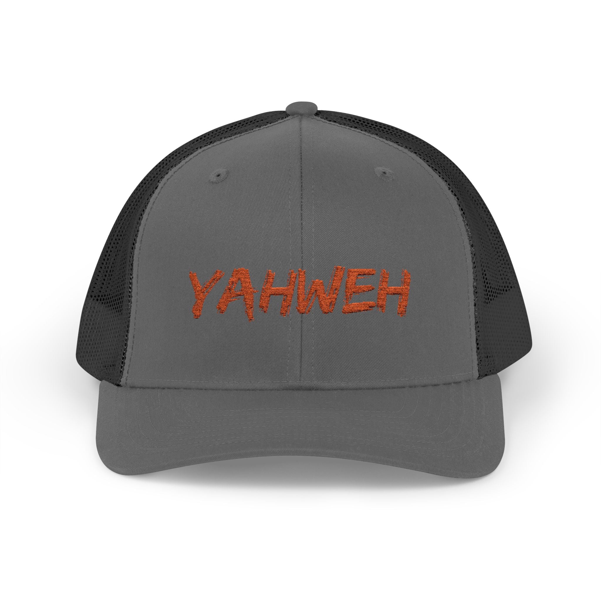 Yahweh Embroidered Trucker Cap (Mesh Back)