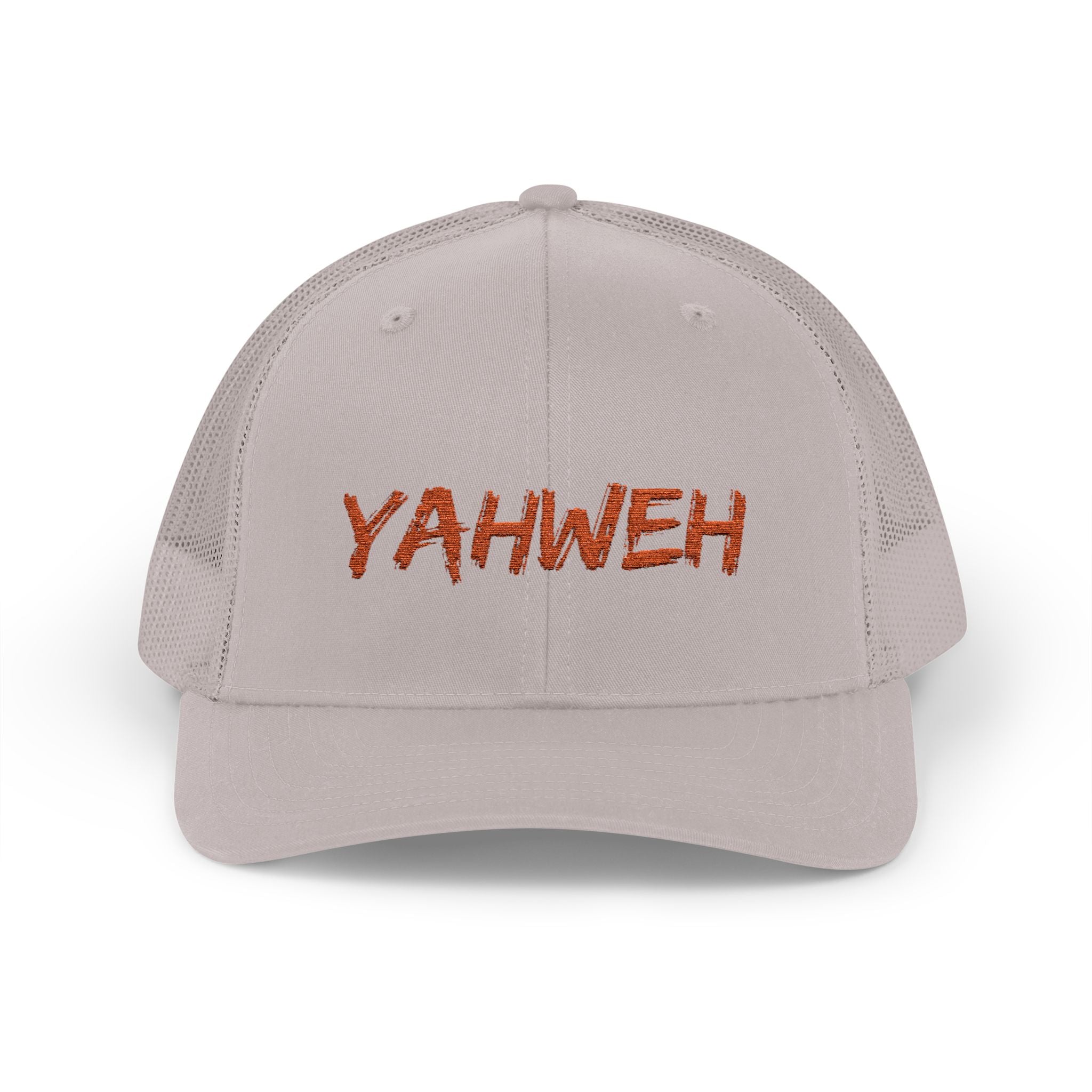 Yahweh Embroidered Trucker Cap (Mesh Back)