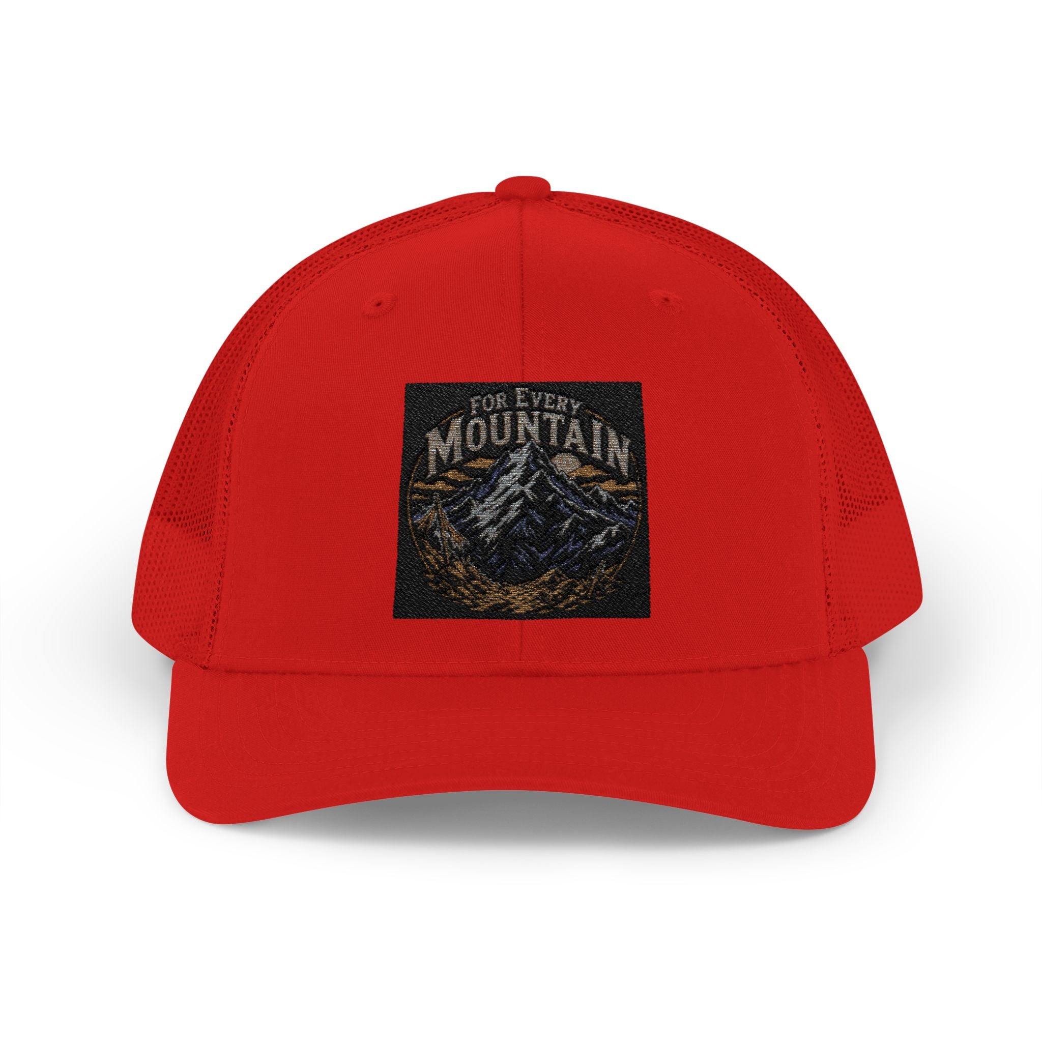 Mountain Patch Trucker Cap — Vintage Outdoor Snapback Hat