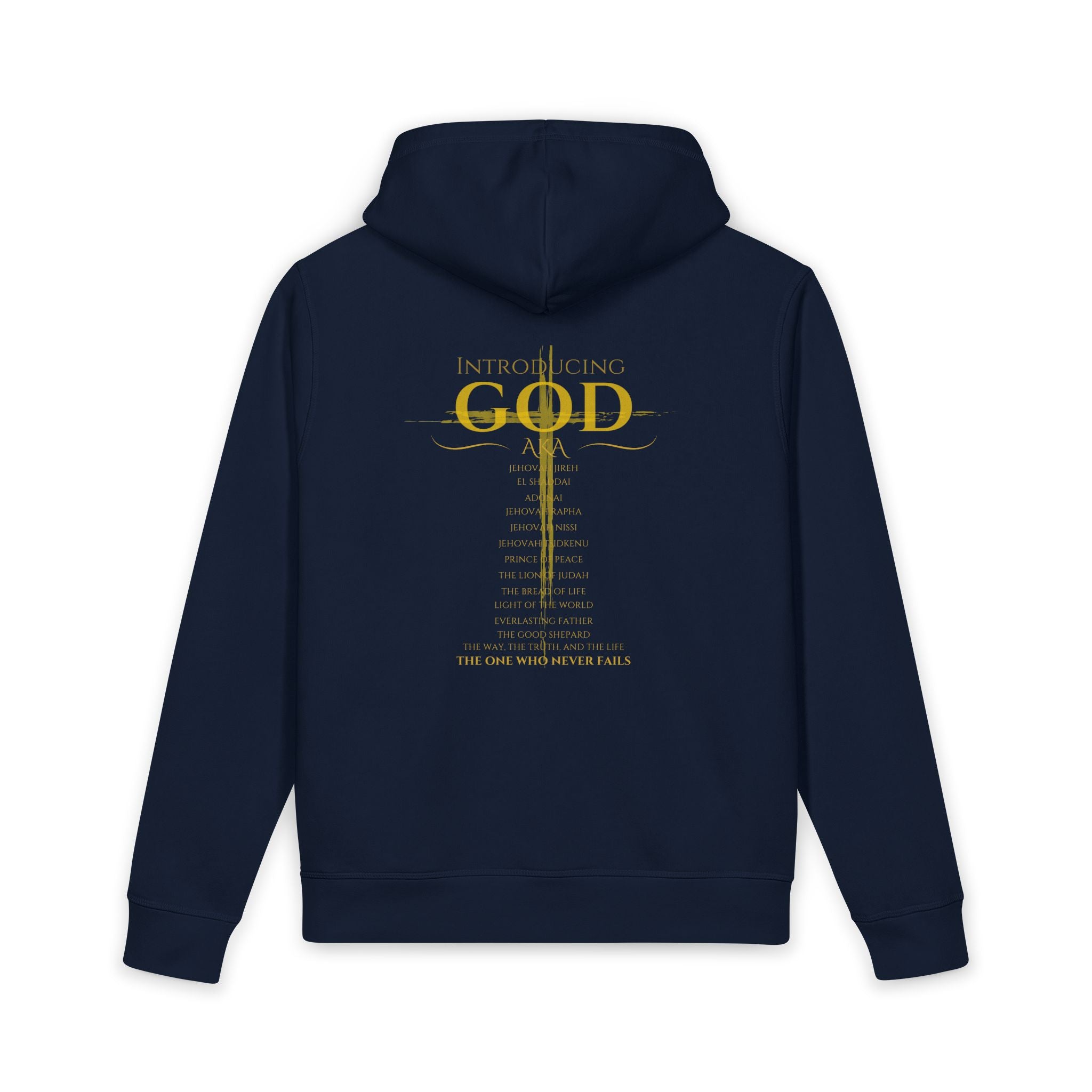 Christian Graphic Hoodie — "Introducing God" Hoodie