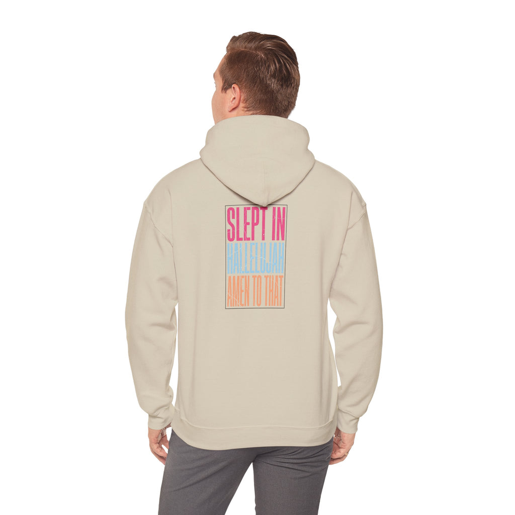 Sleep In Hallelujah Hoodie | Everything Hallelujah, ironic gratitude