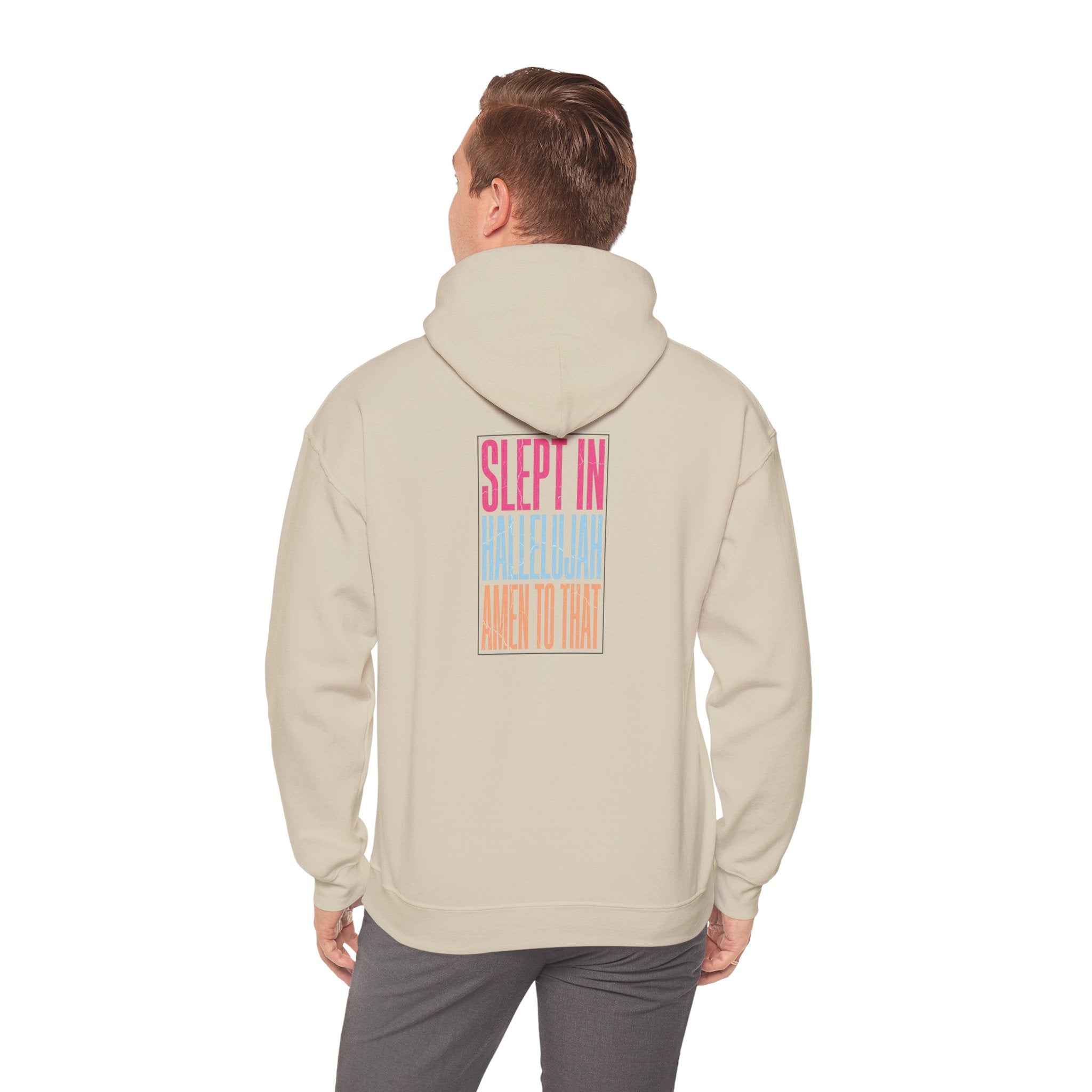 Sleep In Hallelujah Hoodie | Everything Hallelujah, ironic gratitude