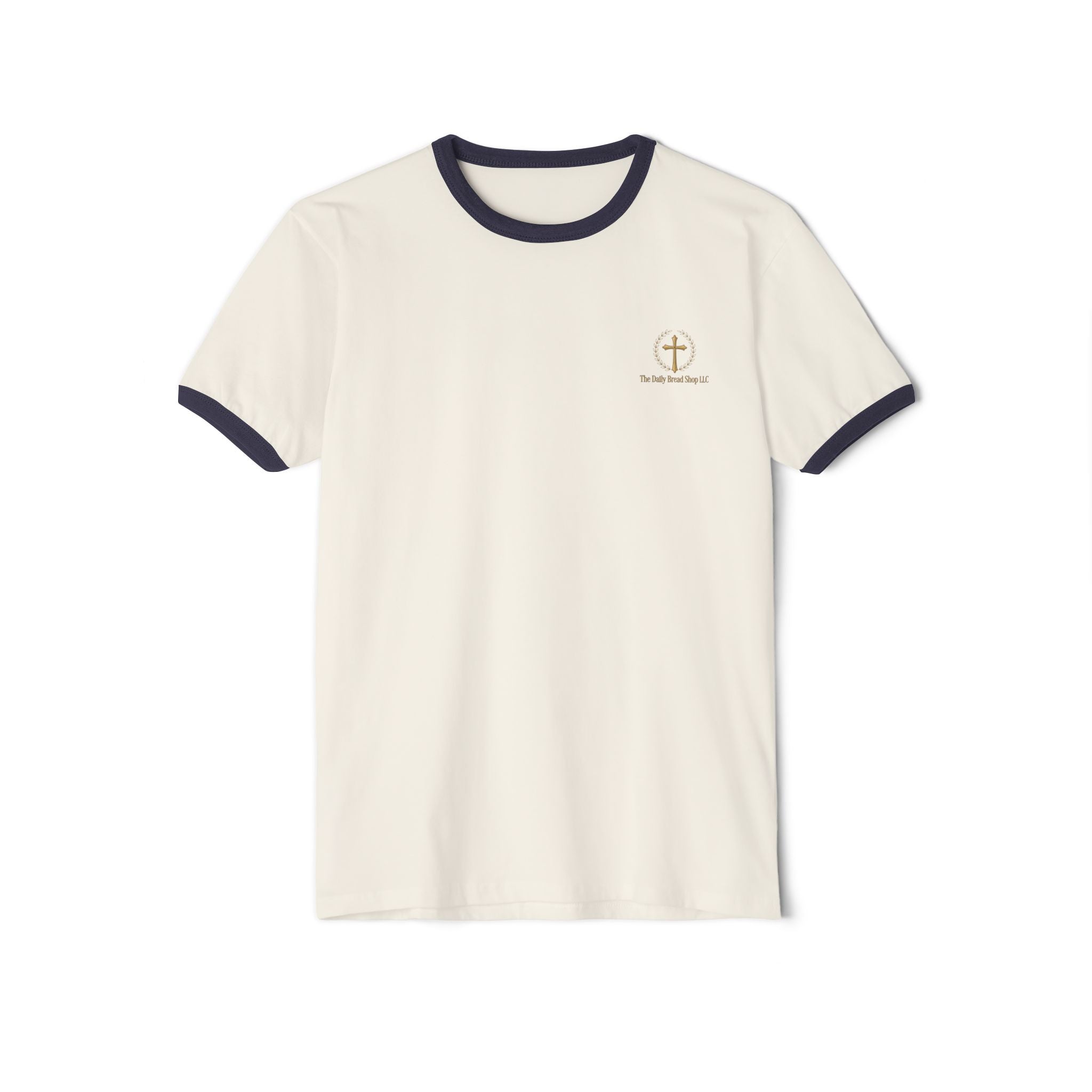 Introducing God Cross Ringer T-Shirt – Faith-Based Vintage Style
