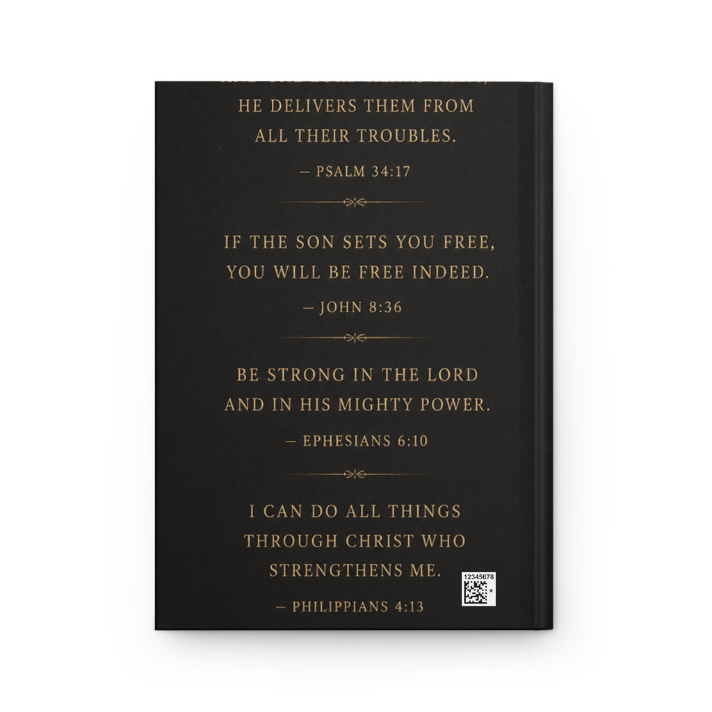 Hardcover Journal — "R.I.P. to My Old Strongholds" Christian Devotional Journal