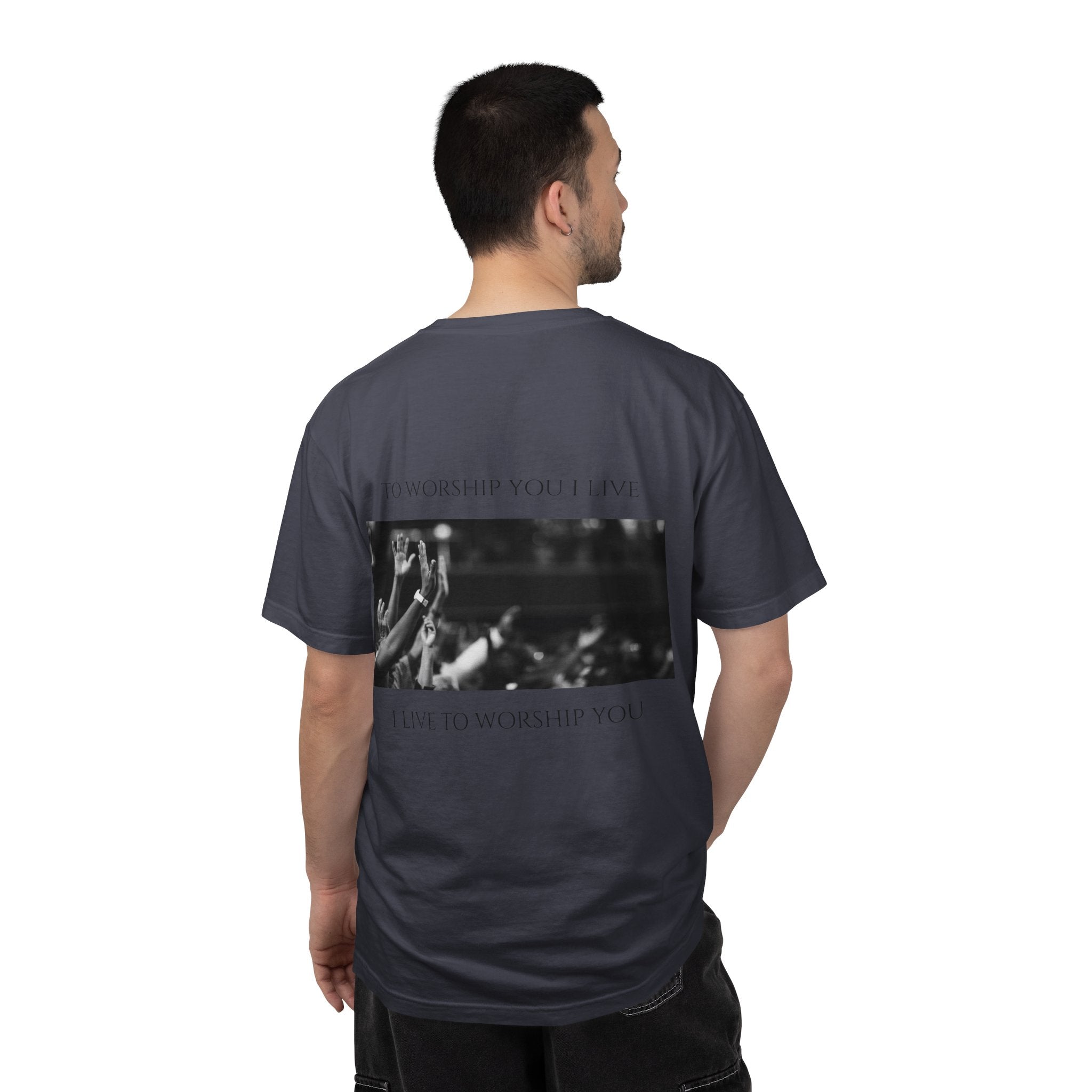 Worship Together T-Shirt — "To Worship You I Live" Graphic Tee