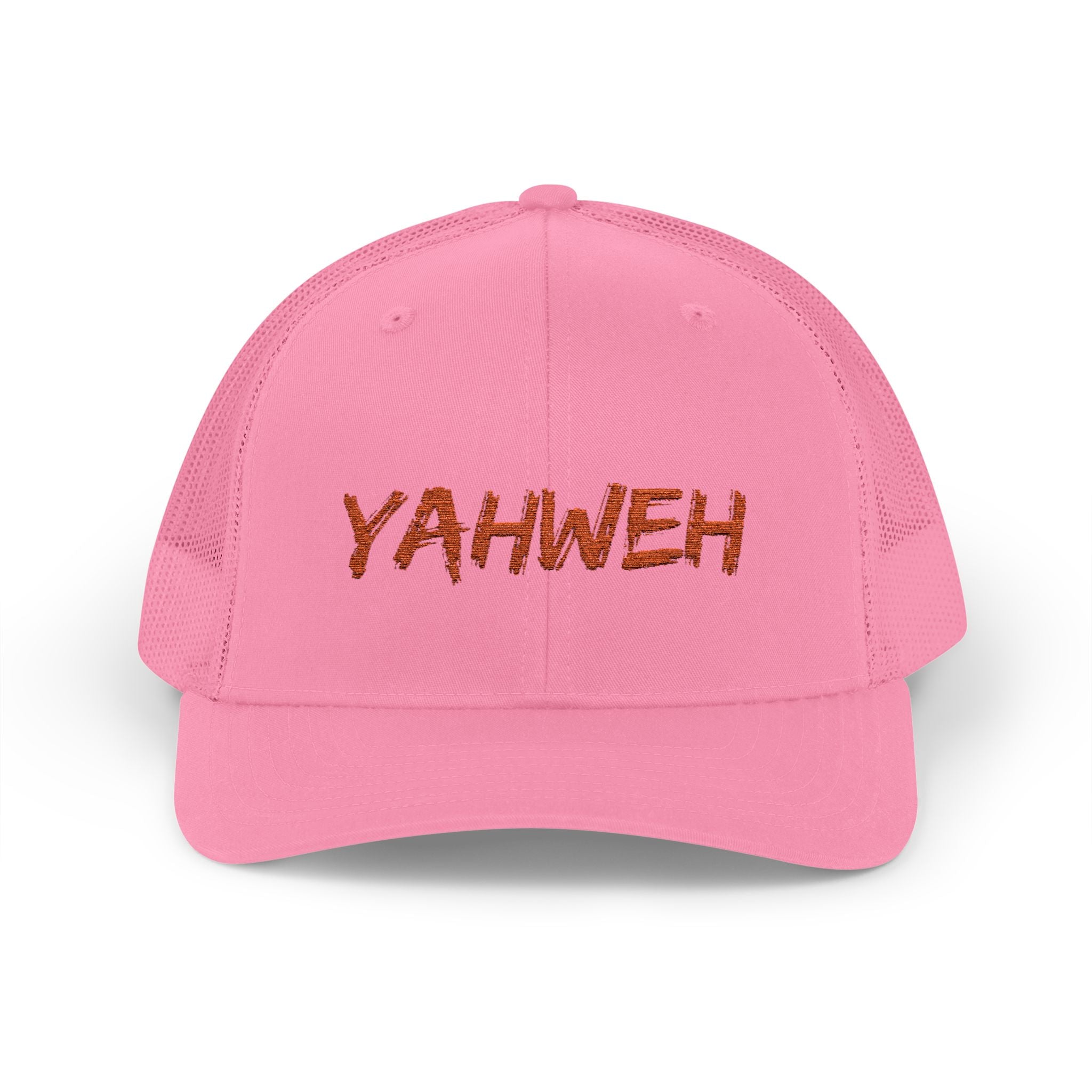 Yahweh Embroidered Trucker Cap (Mesh Back)