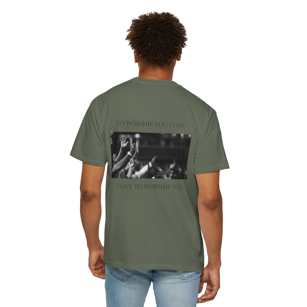 Worship Together T-Shirt — "To Worship You I Live" Graphic Tee