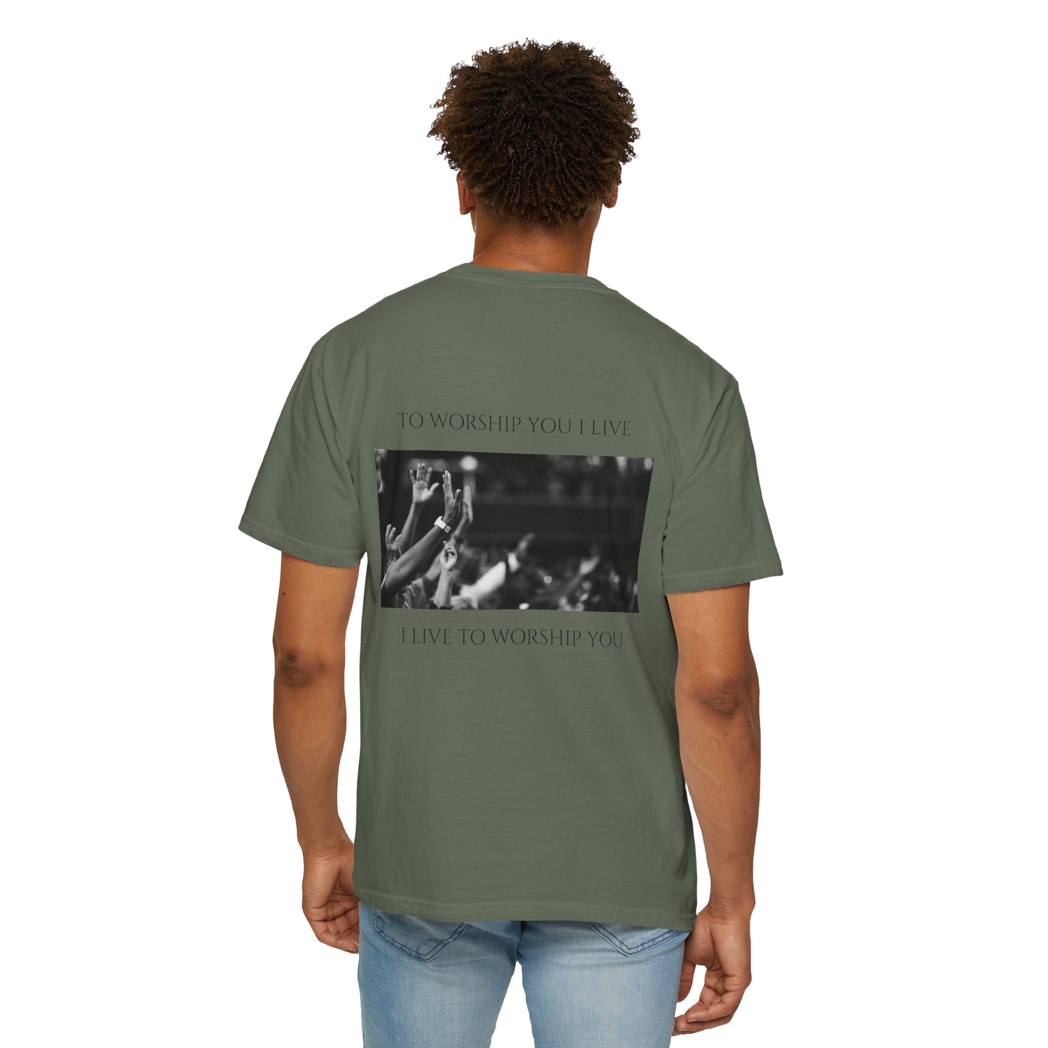 Worship Together T-Shirt — "To Worship You I Live" Graphic Tee