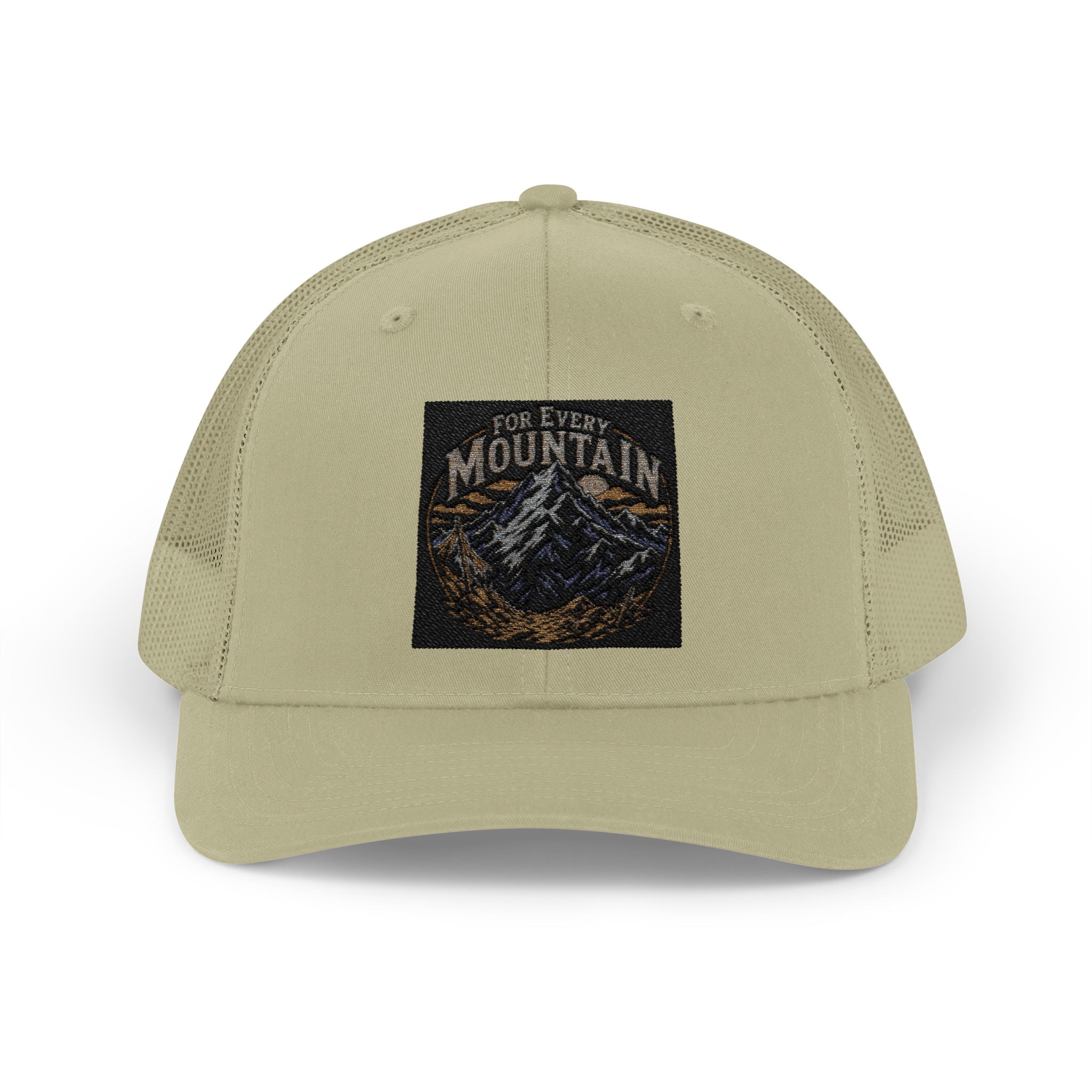 Mountain Patch Trucker Cap — Vintage Outdoor Snapback Hat