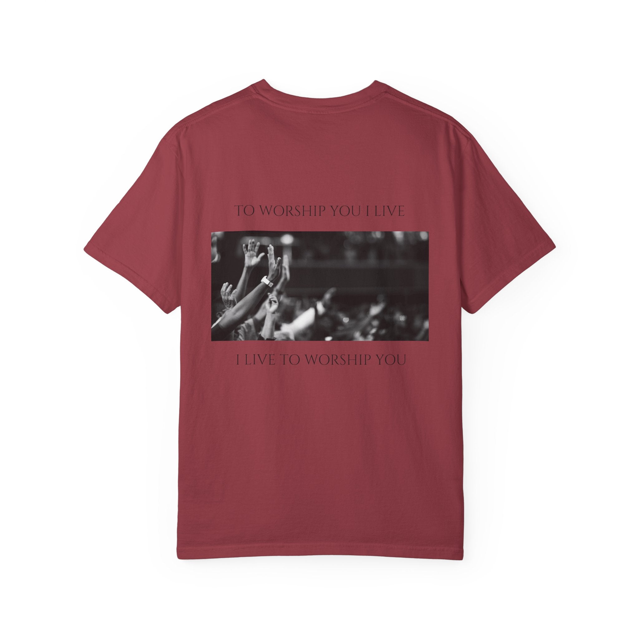 Worship Together T-Shirt — "To Worship You I Live" Graphic Tee