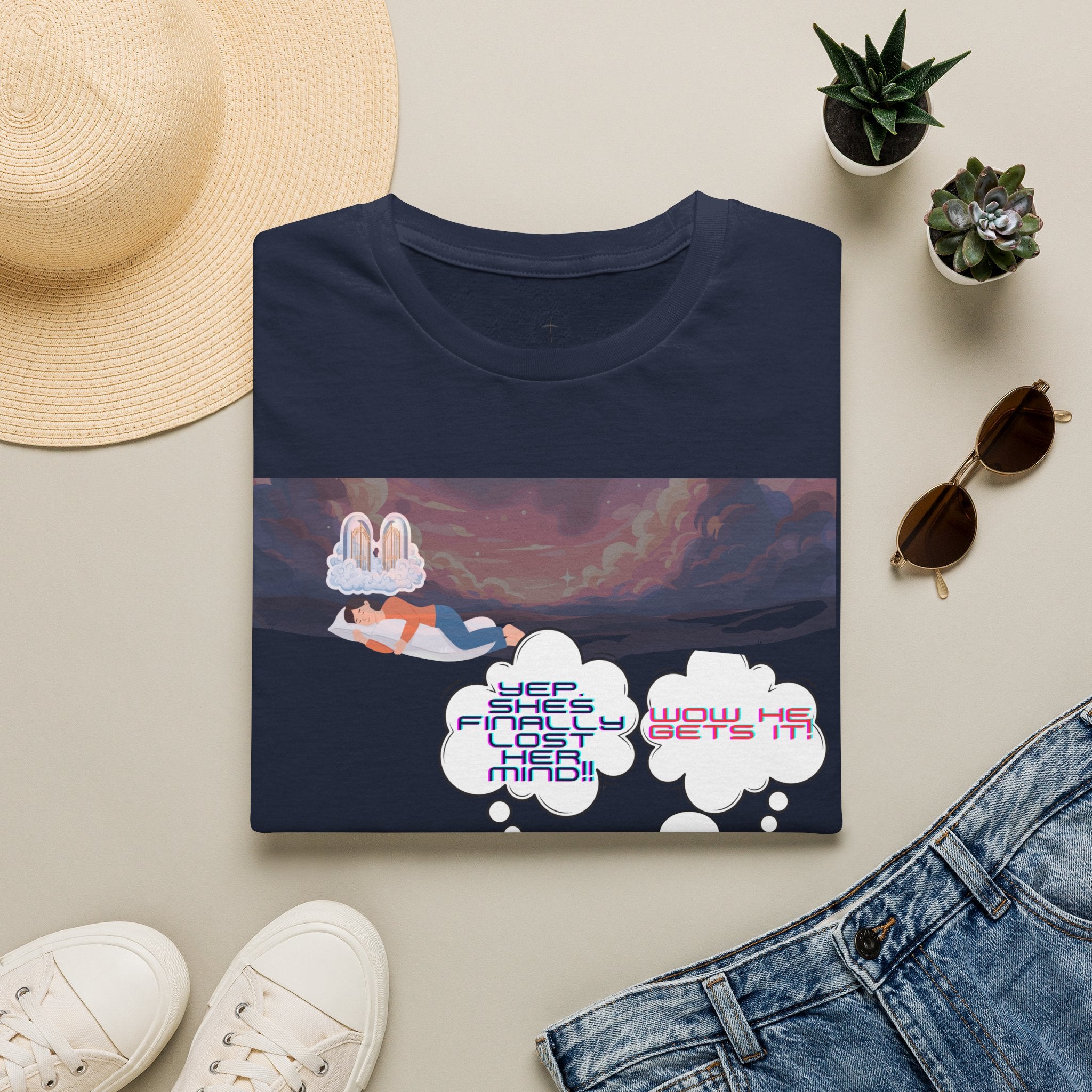 T-Shirt — 'Stop Sharing the Vision' Inspirational Conversation Graphic Tee
