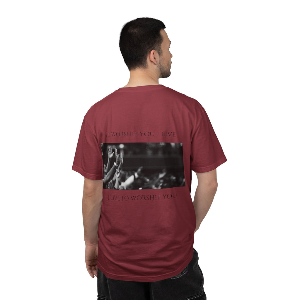 Worship Together T-Shirt — "To Worship You I Live" Graphic Tee