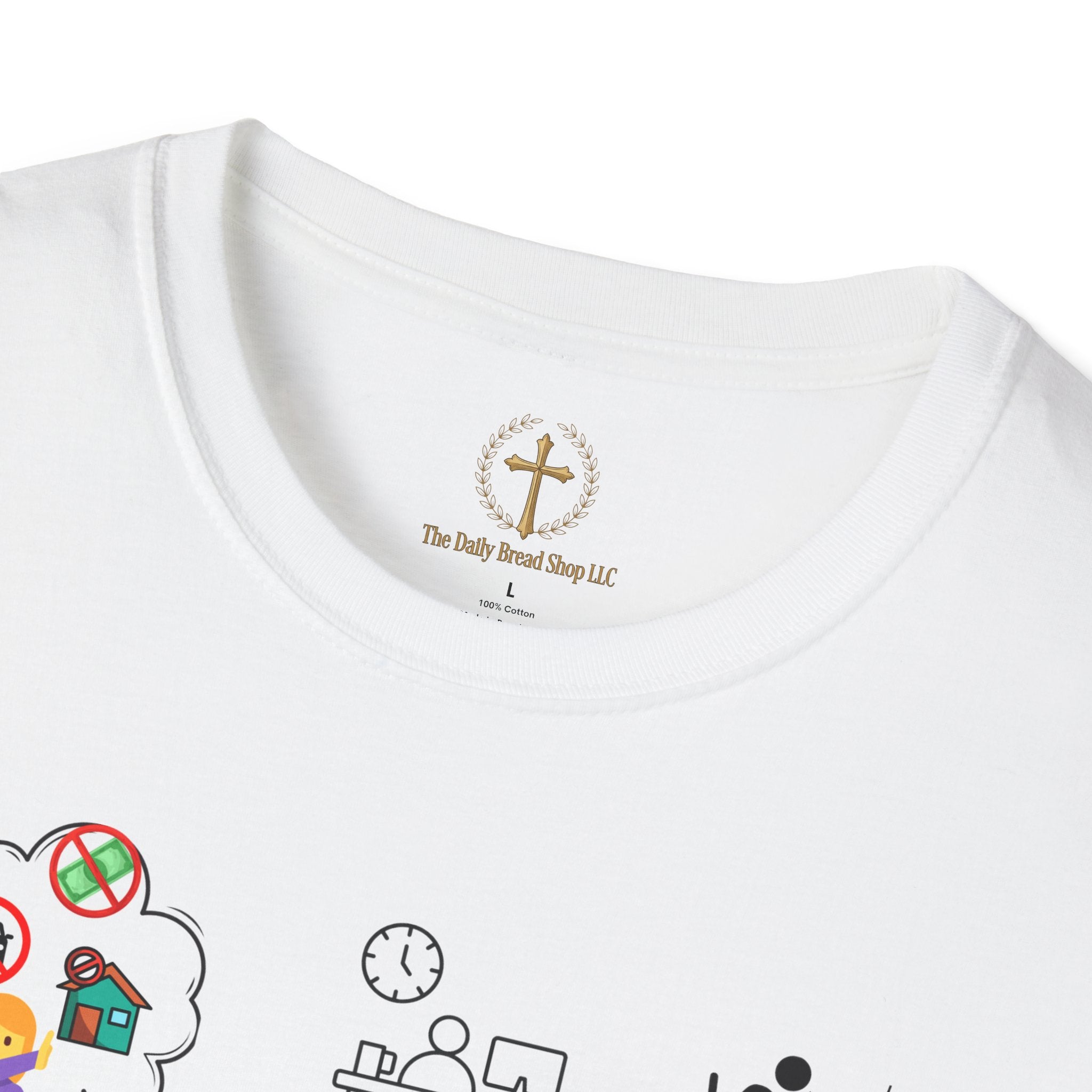 Christian Inspirational T-Shirt — Colossians 3:5 Faith Message