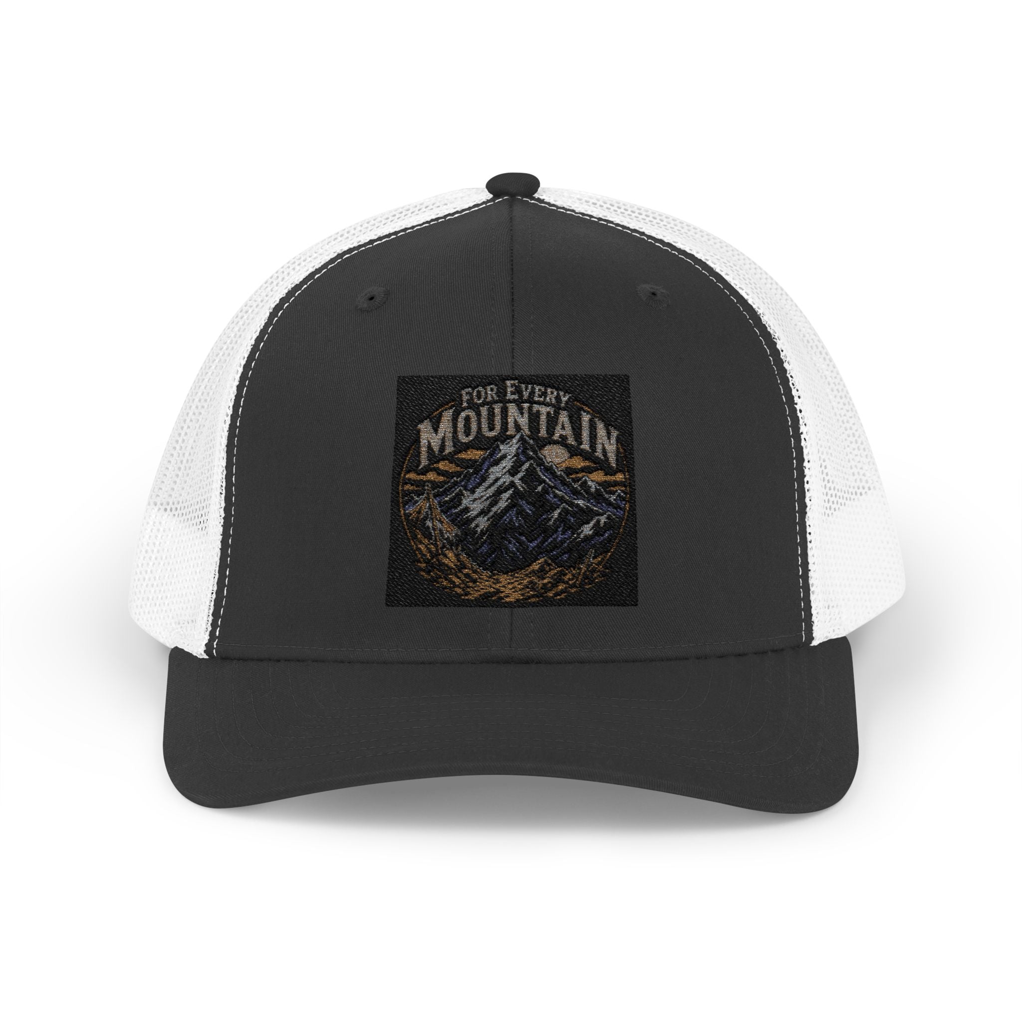 Mountain Patch Trucker Cap — Vintage Outdoor Snapback Hat