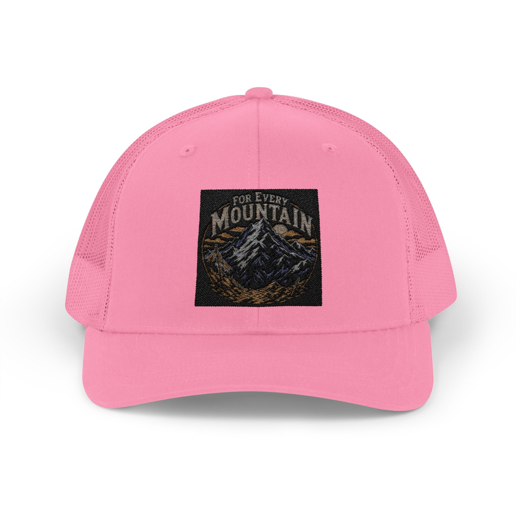 Mountain Patch Trucker Cap — Vintage Outdoor Snapback Hat