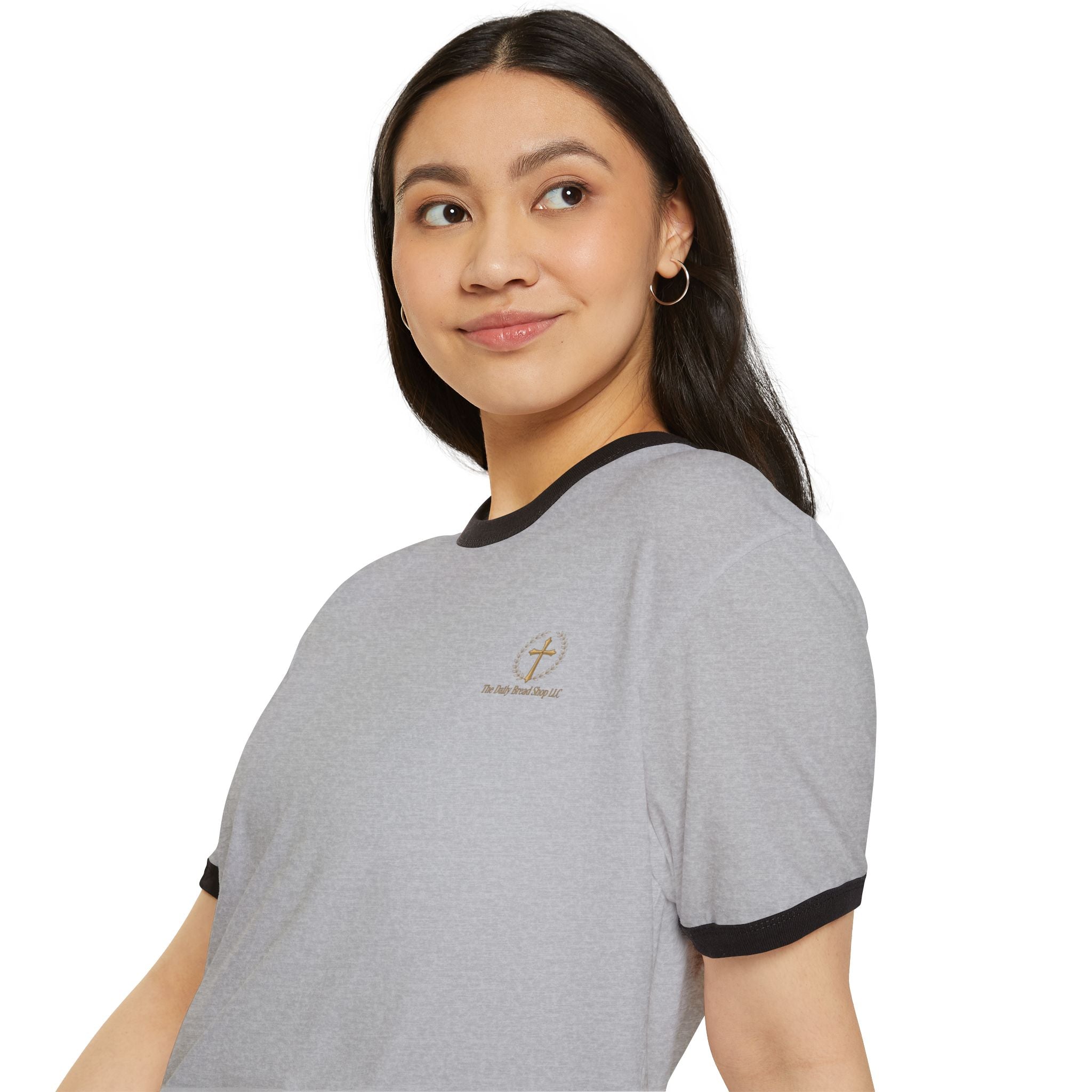 Introducing God Cross Ringer T-Shirt – Faith-Based Vintage Style