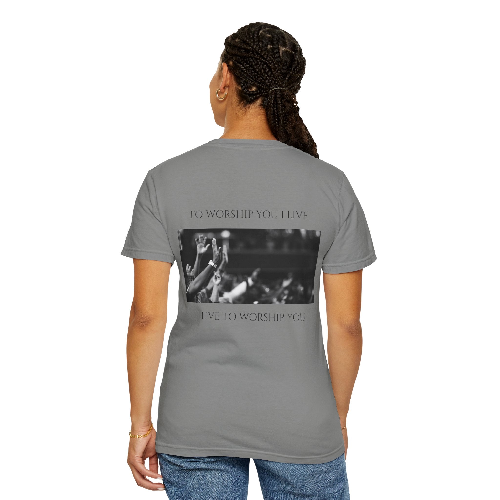 Worship Together T-Shirt — "To Worship You I Live" Graphic Tee