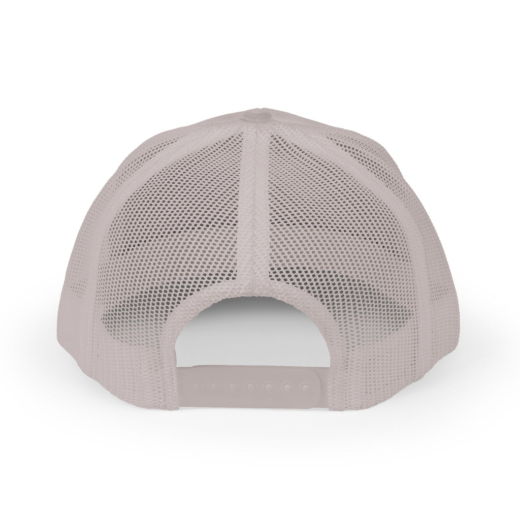 Romans 8:28 Trucker Cap — Christian Faith Snapback Hat Mesh Back