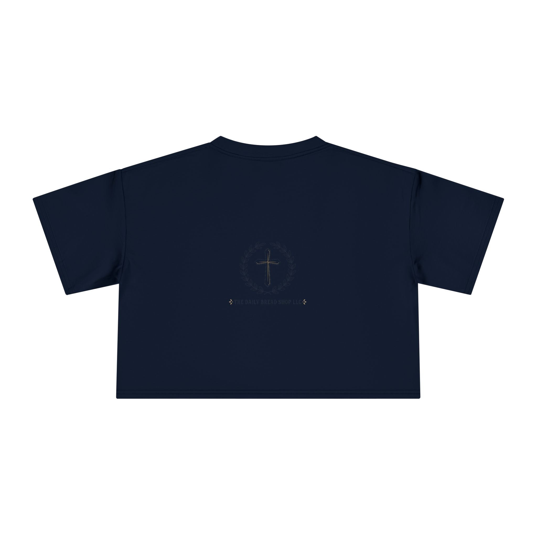 Loved Crop Tee — Christian Faith Message Women’s Cropped Shirt