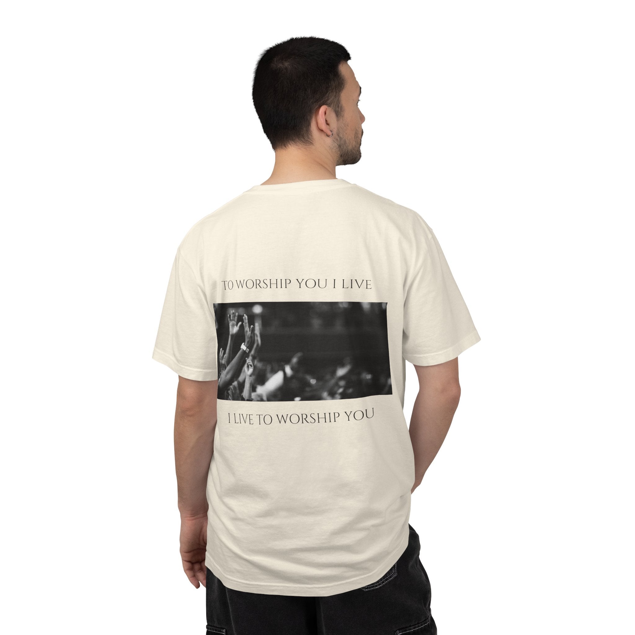 Worship Together T-Shirt — "To Worship You I Live" Graphic Tee
