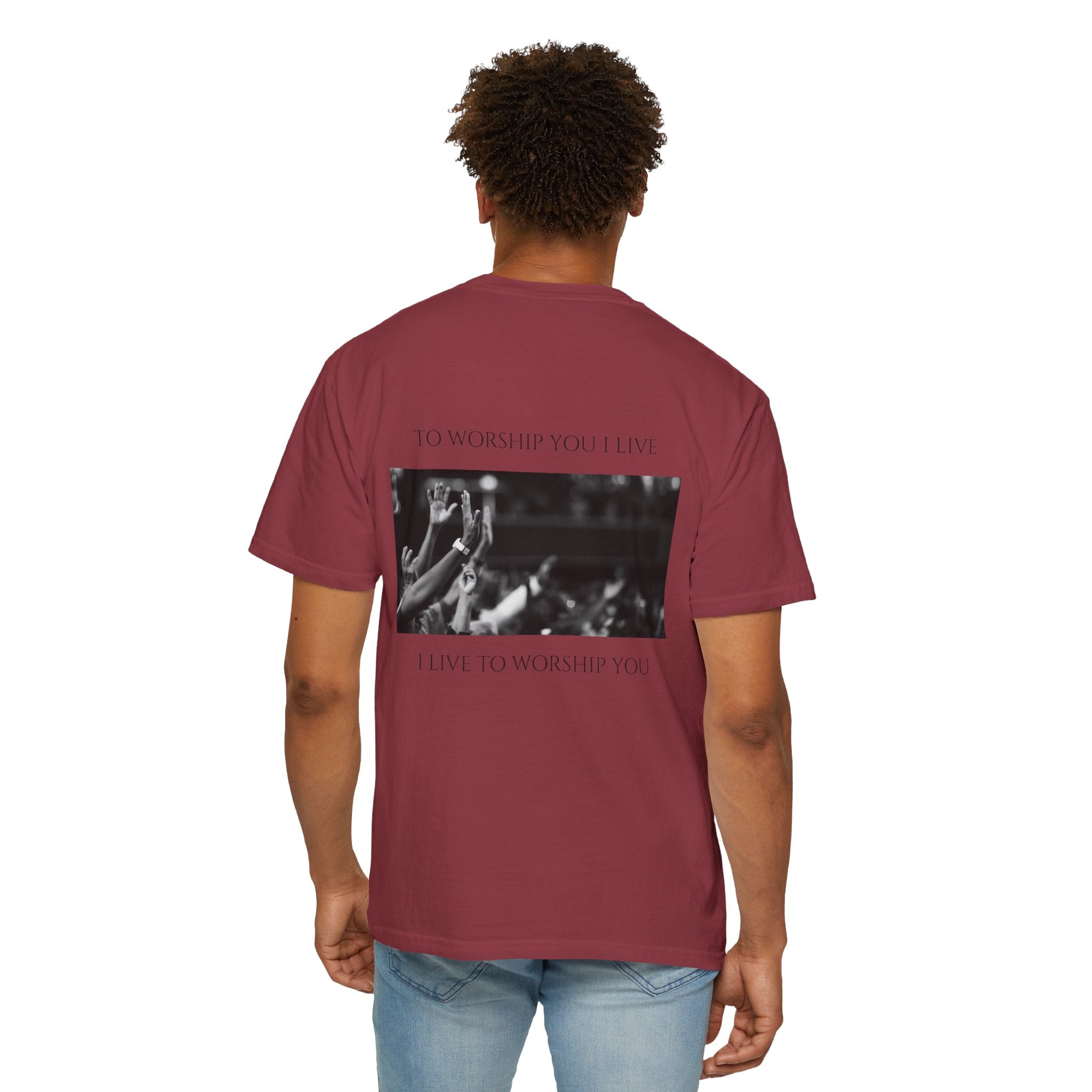 Worship Together T-Shirt — "To Worship You I Live" Graphic Tee