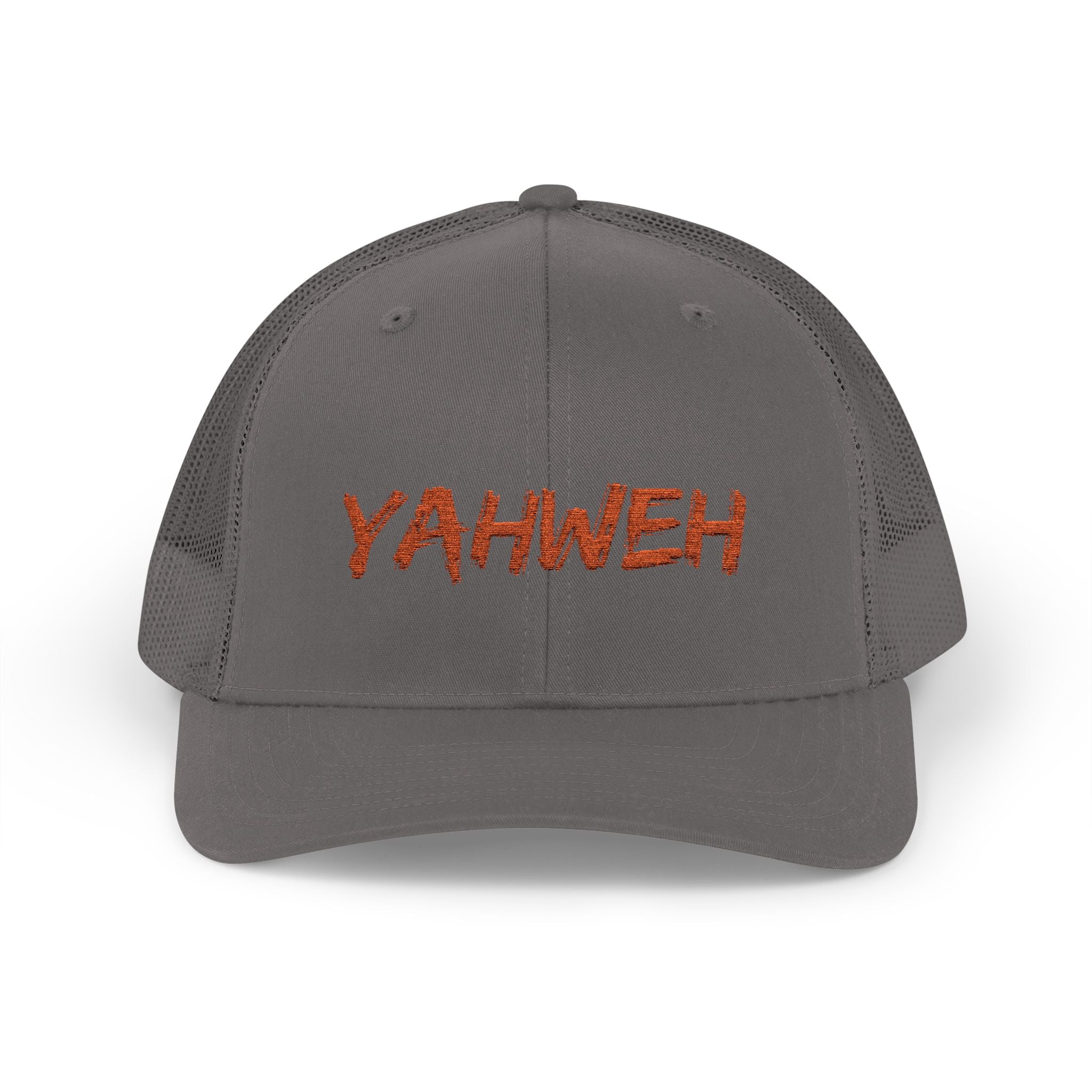 Yahweh Embroidered Trucker Cap (Mesh Back)