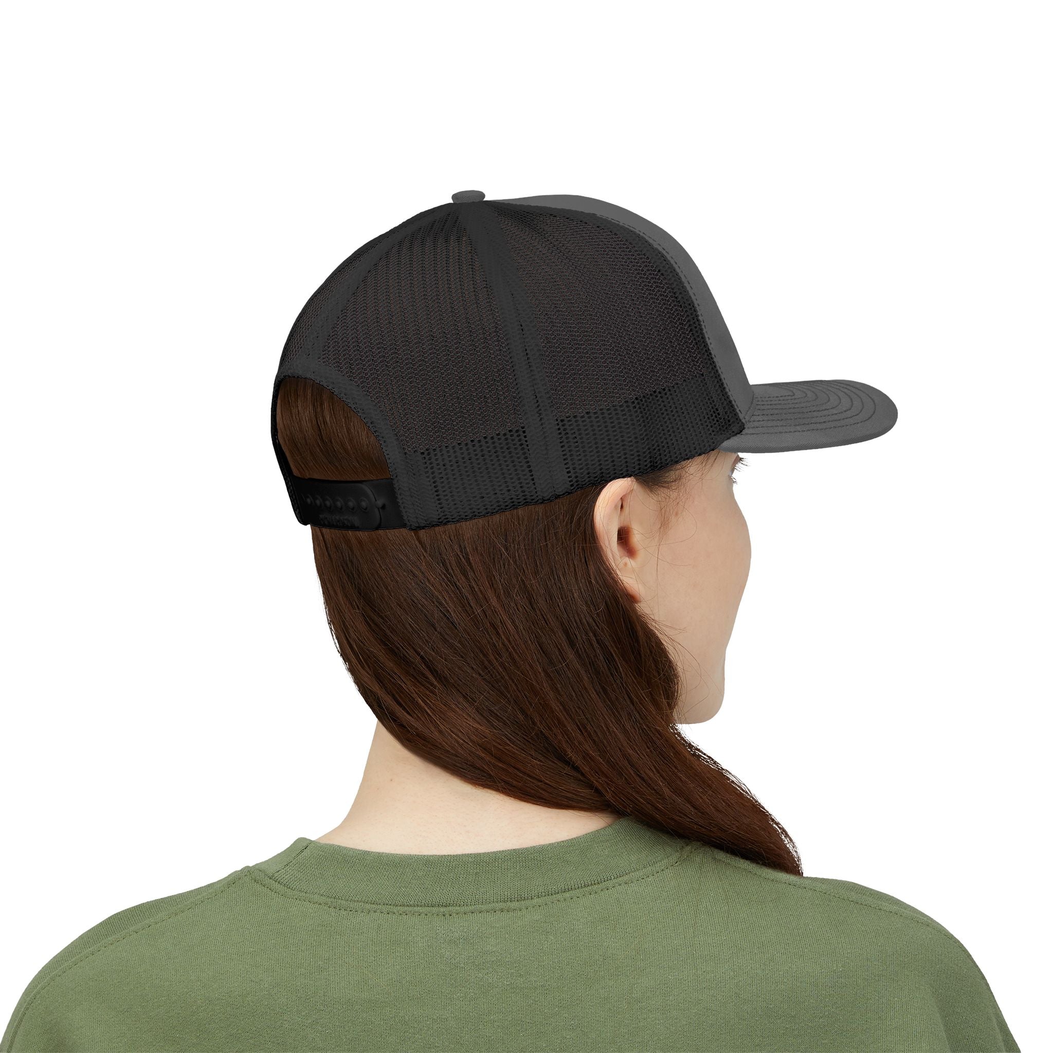 1 Corinthians 13:4-5 Trucker Cap — Customizable Mesh Back Hat