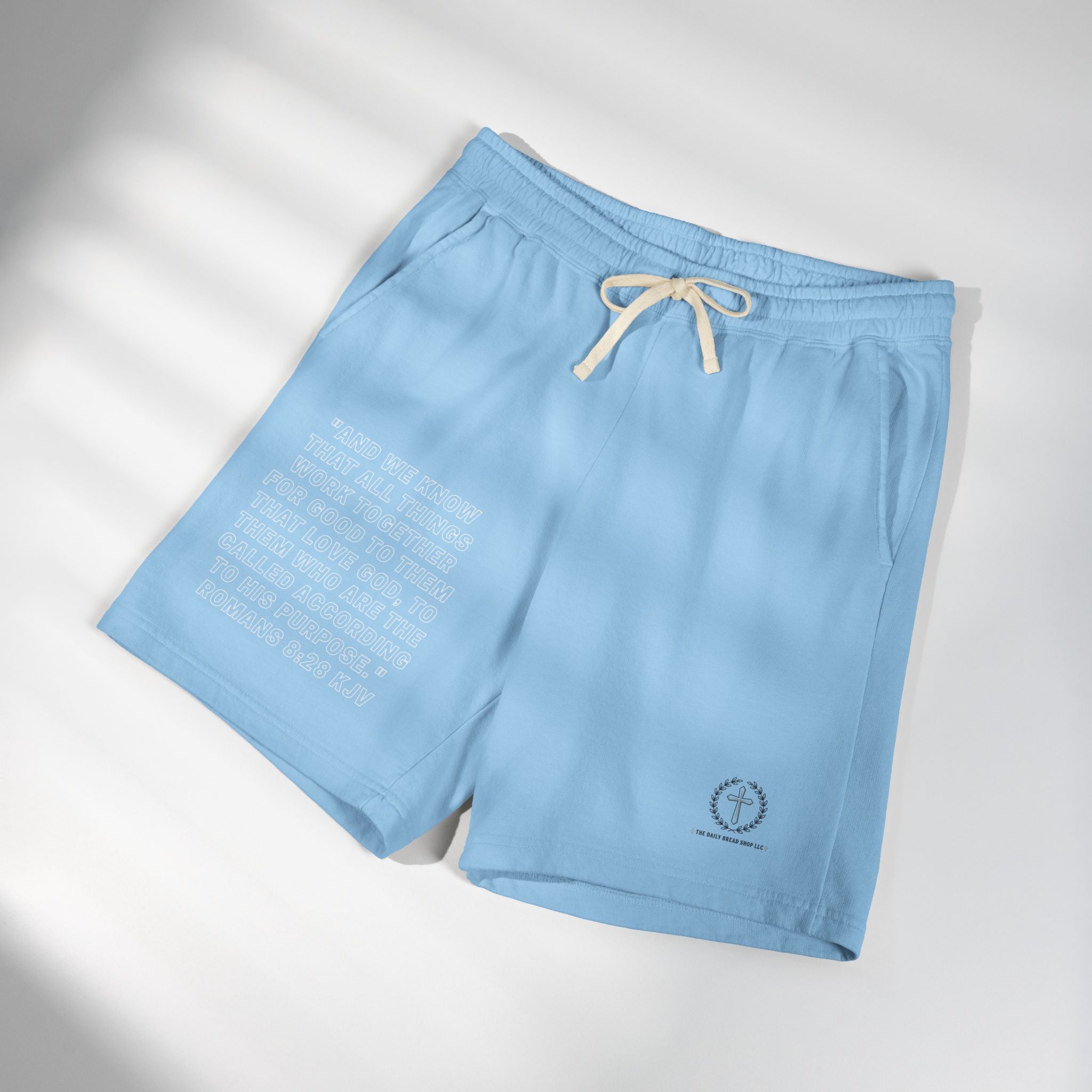 The Daily Bread Shop LLC Sweat Shorts — Lightweight Garment-Dyed Fleece