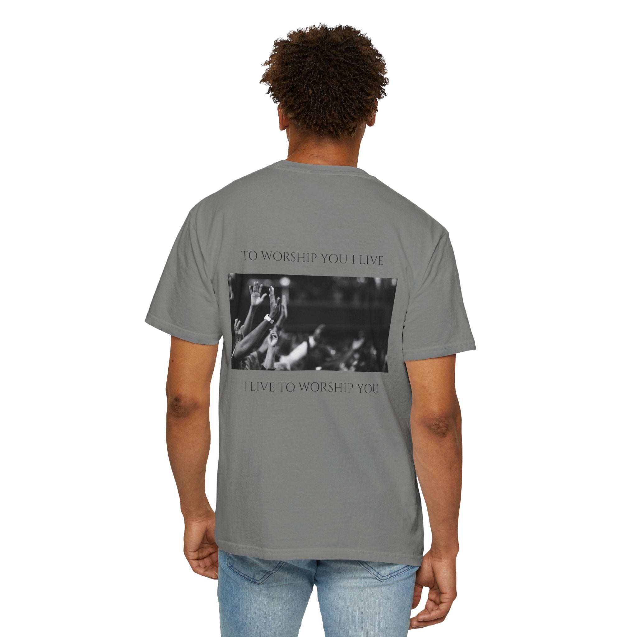 Worship Together T-Shirt — "To Worship You I Live" Graphic Tee