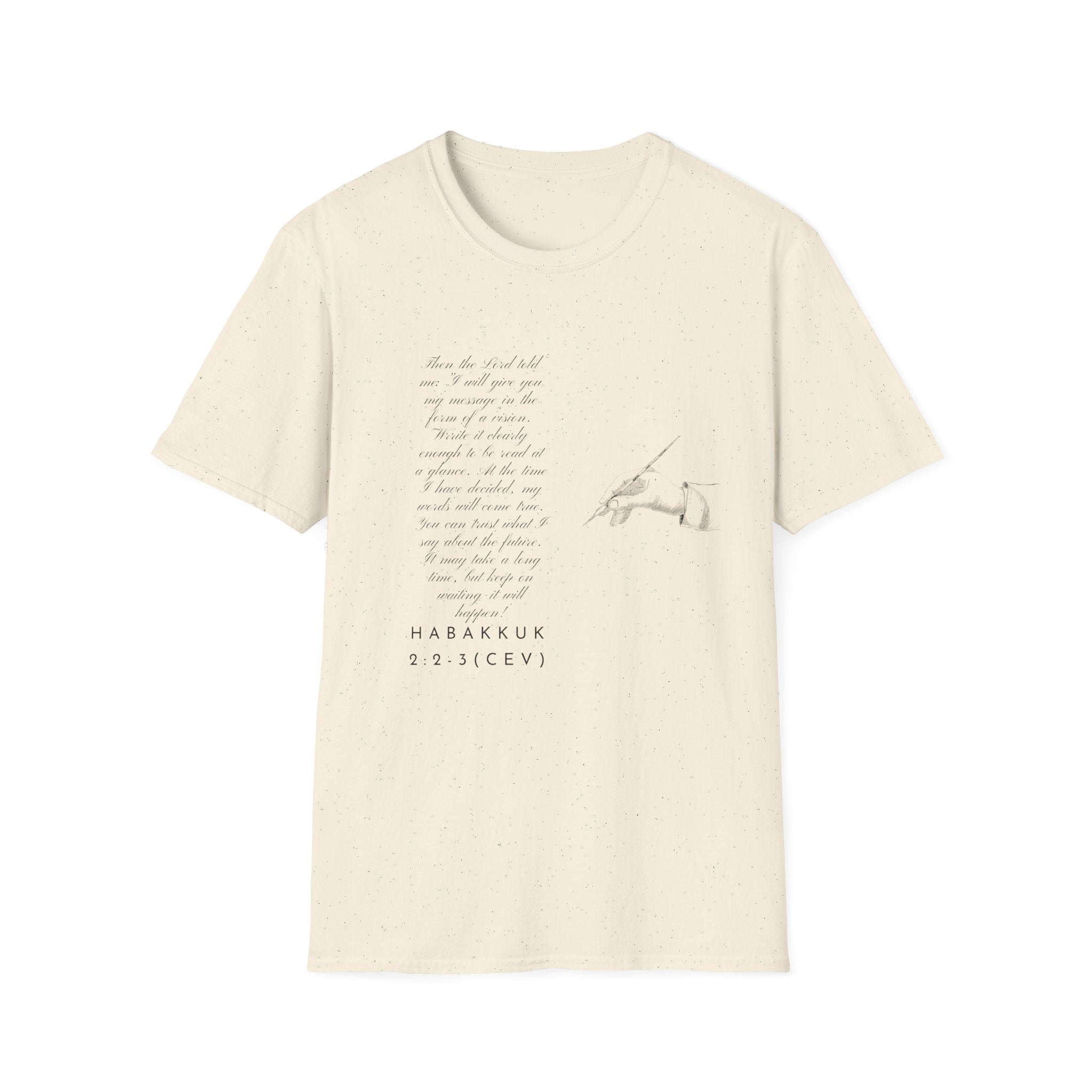 Soft T-Shirt — Write the Vision and Make it Plain (CEV)