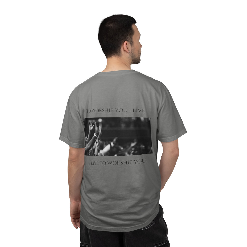 Worship Together T-Shirt — "To Worship You I Live" Graphic Tee