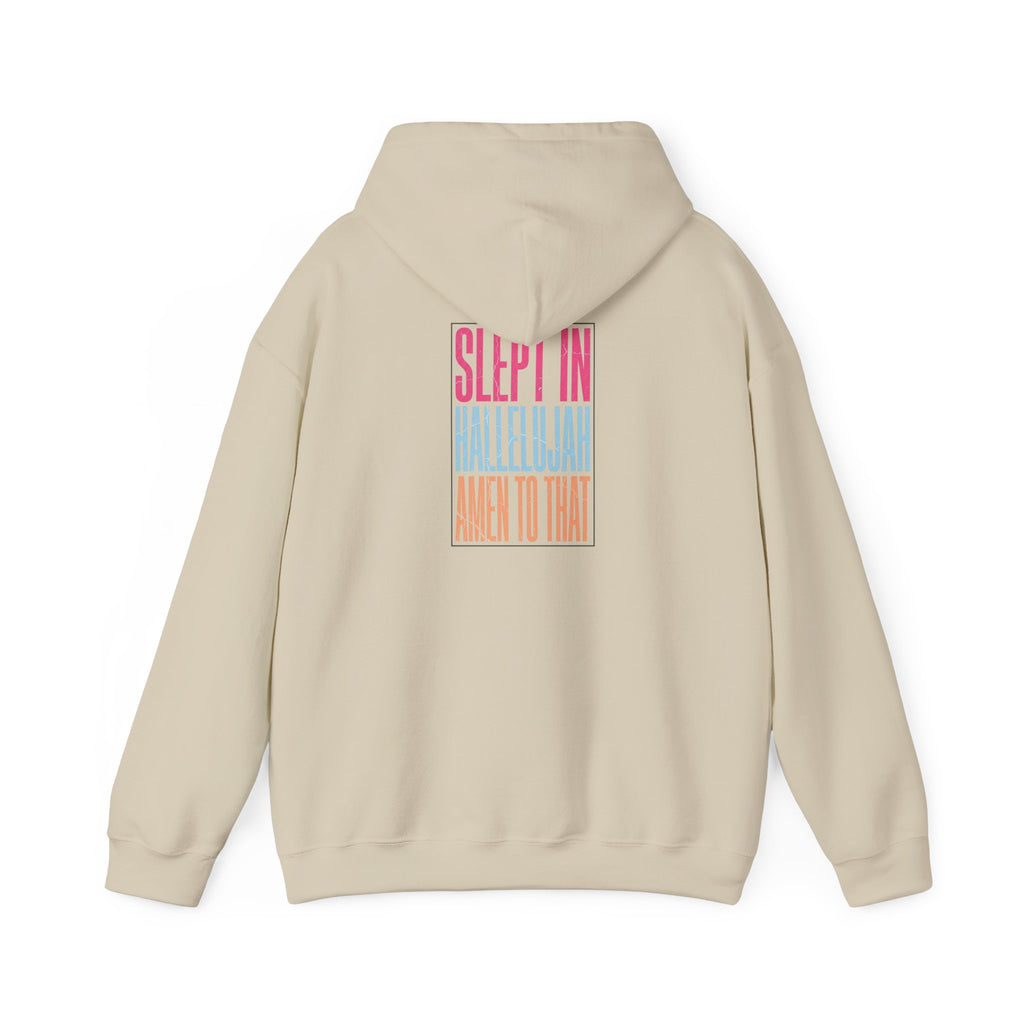 Sleep In Hallelujah Hoodie | Everything Hallelujah, ironic gratitude