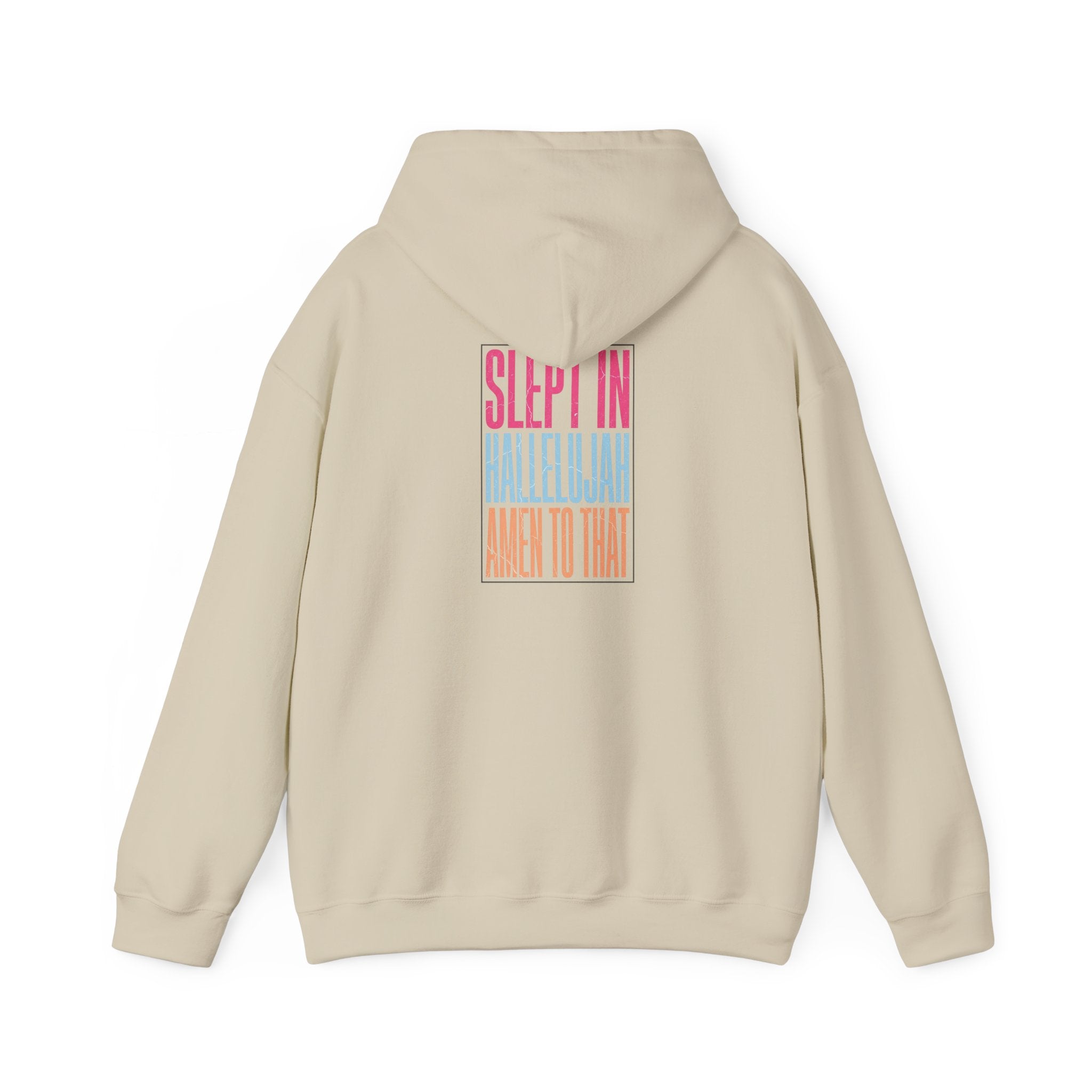 Sleep In Hallelujah Hoodie | Everything Hallelujah, ironic gratitude