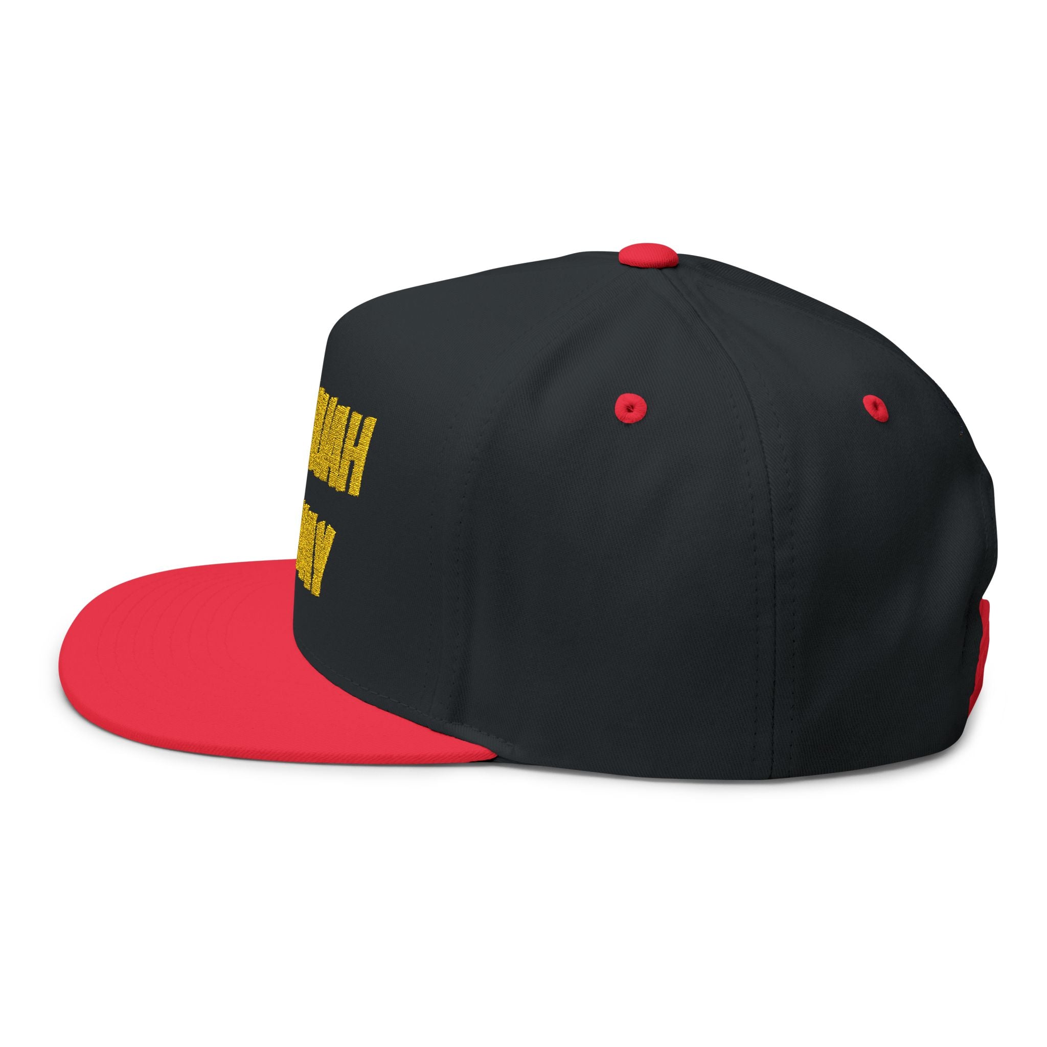 Hallelujah Anyway Flat Bill Cap — Embroidered Christian Snapback