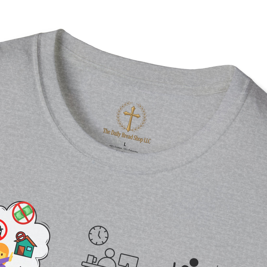 Christian Inspirational T-Shirt — Colossians 3:5 Faith Message