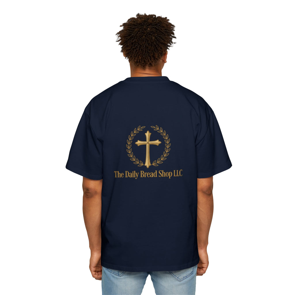 Christian Graphic Tee — "God Will Fight Your Battle" Oversized T‑Shirt