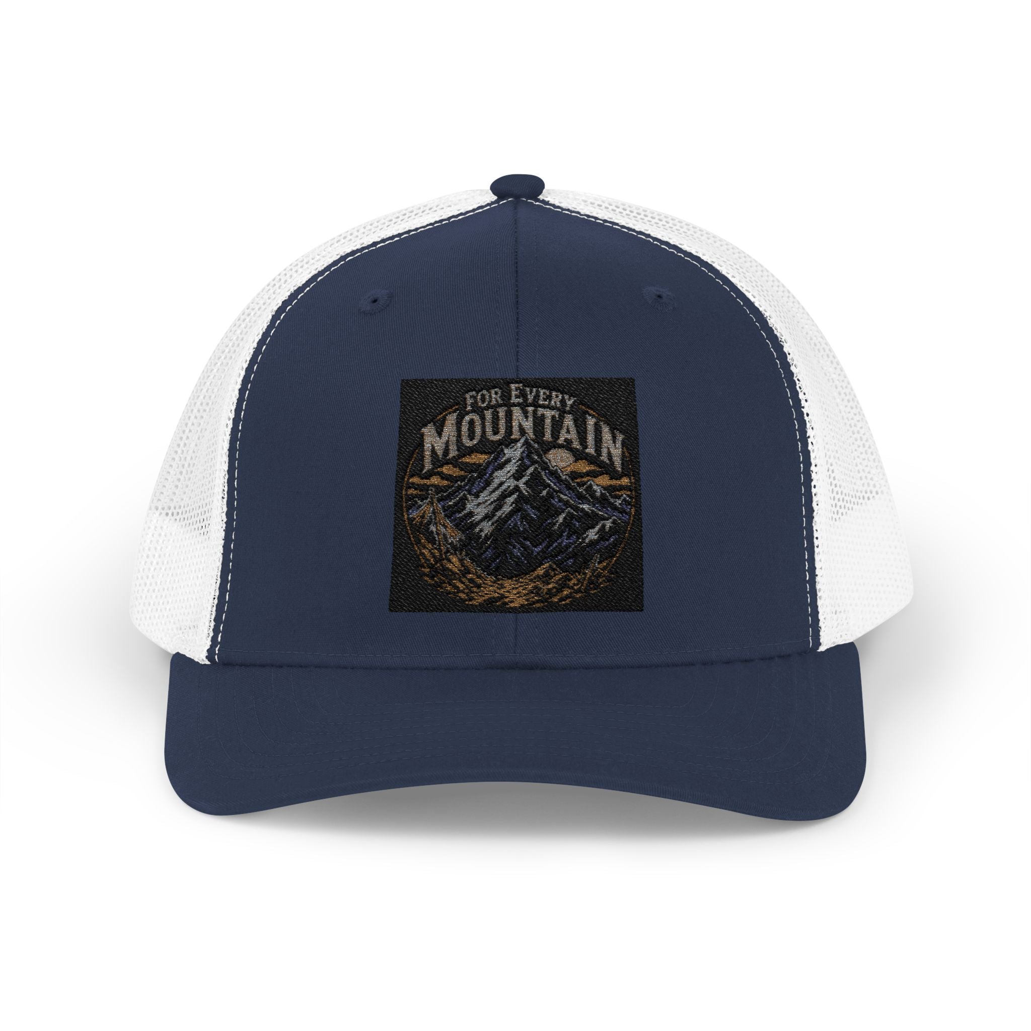 Mountain Patch Trucker Cap — Vintage Outdoor Snapback Hat