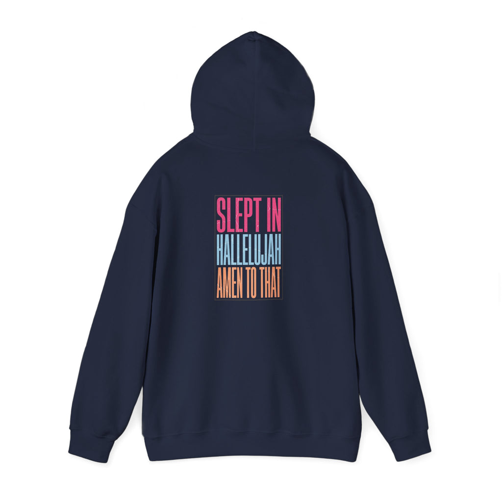 Sleep In Hallelujah Hoodie | Everything Hallelujah, ironic gratitude