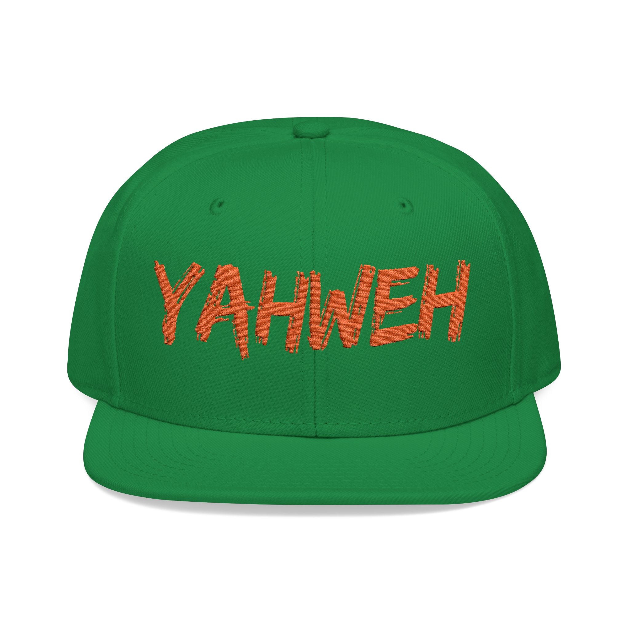 Embroidered "Yahweh" Snapback Hat - Streetwear Christian Cap