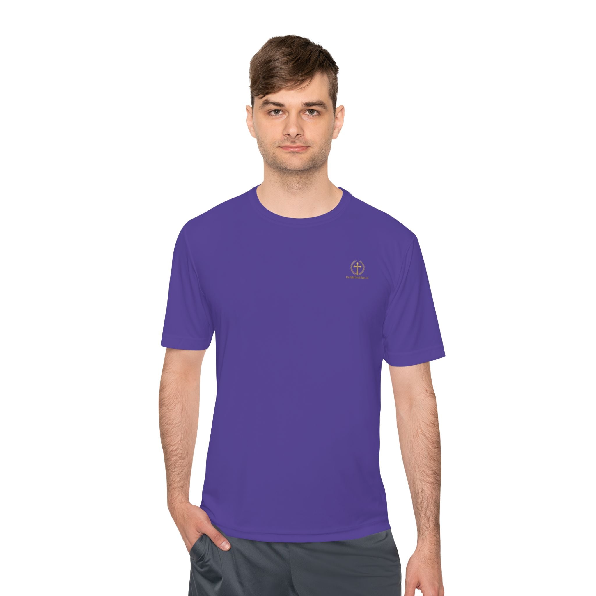 Faith Graphic Tee — “Walk By Faith Not By Sight” Moisture-Wicking Shirt