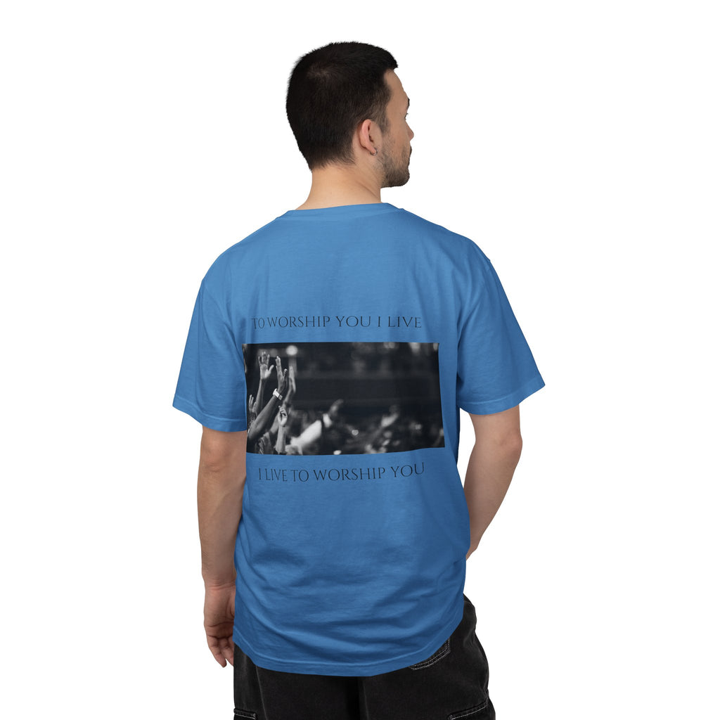 Worship Together T-Shirt — "To Worship You I Live" Graphic Tee