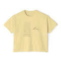 Women's Christian Boxy Tee — Write the Vision and Make it Plain (KJV)