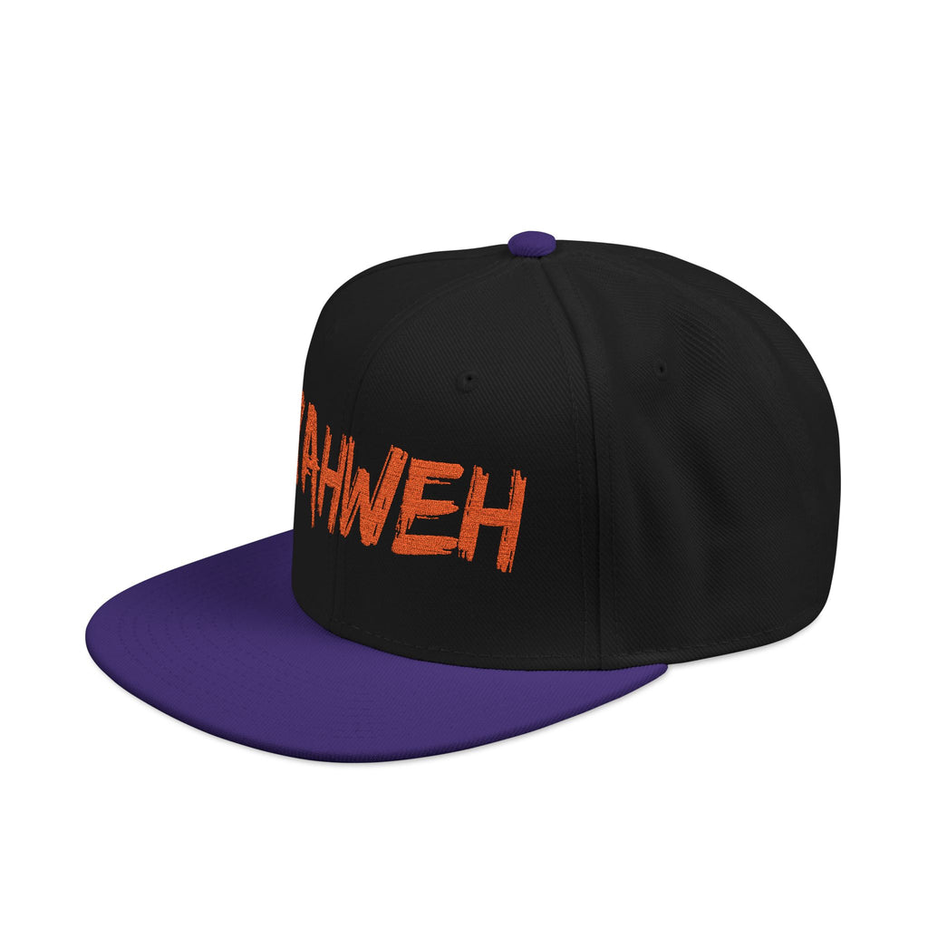 Embroidered "Yahweh" Snapback Hat - Streetwear Christian Cap