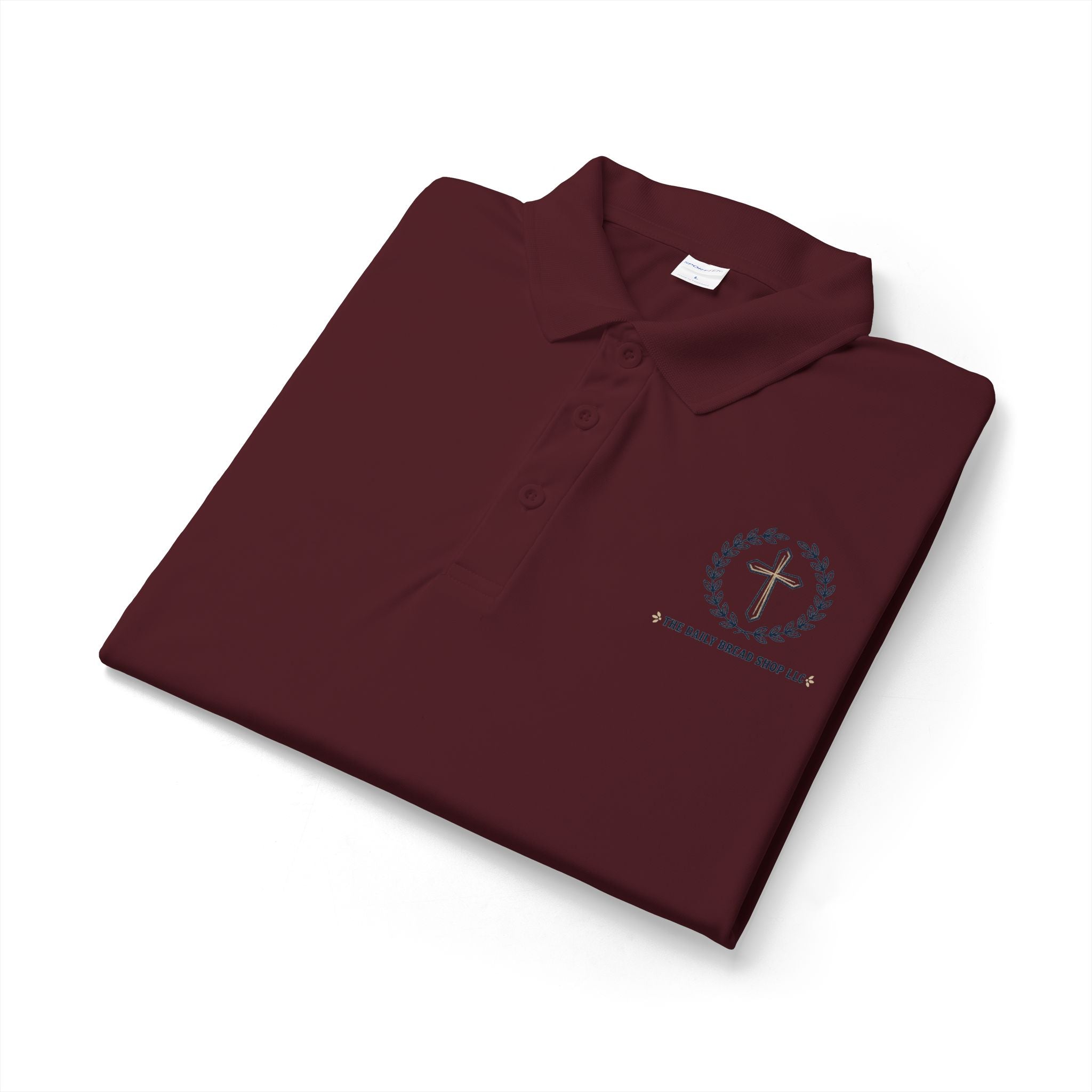 The Daily Bread Shop LLC Breathable Polo (Customizable)