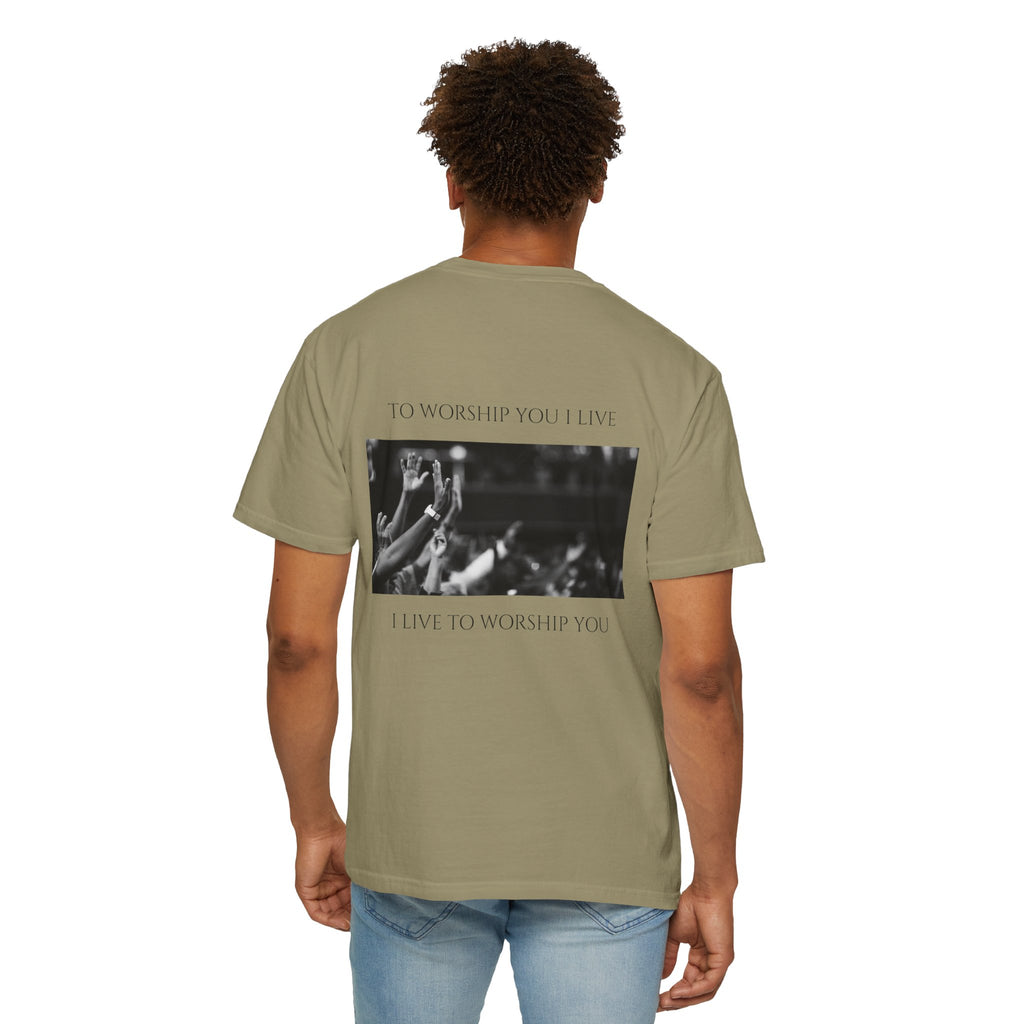 Worship Together T-Shirt — "To Worship You I Live" Graphic Tee