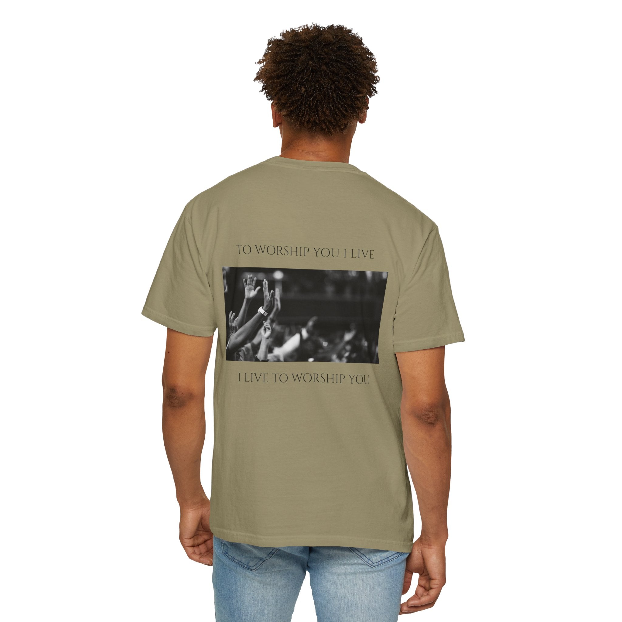 Worship Together T-Shirt — "To Worship You I Live" Graphic Tee